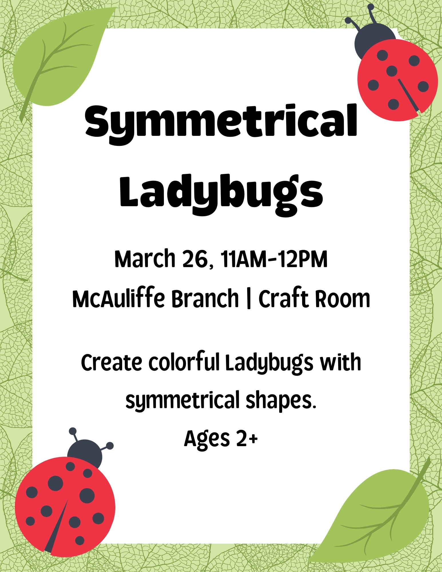 Toddler Craft: Symmetrical Ladybugs thumbnail Photo