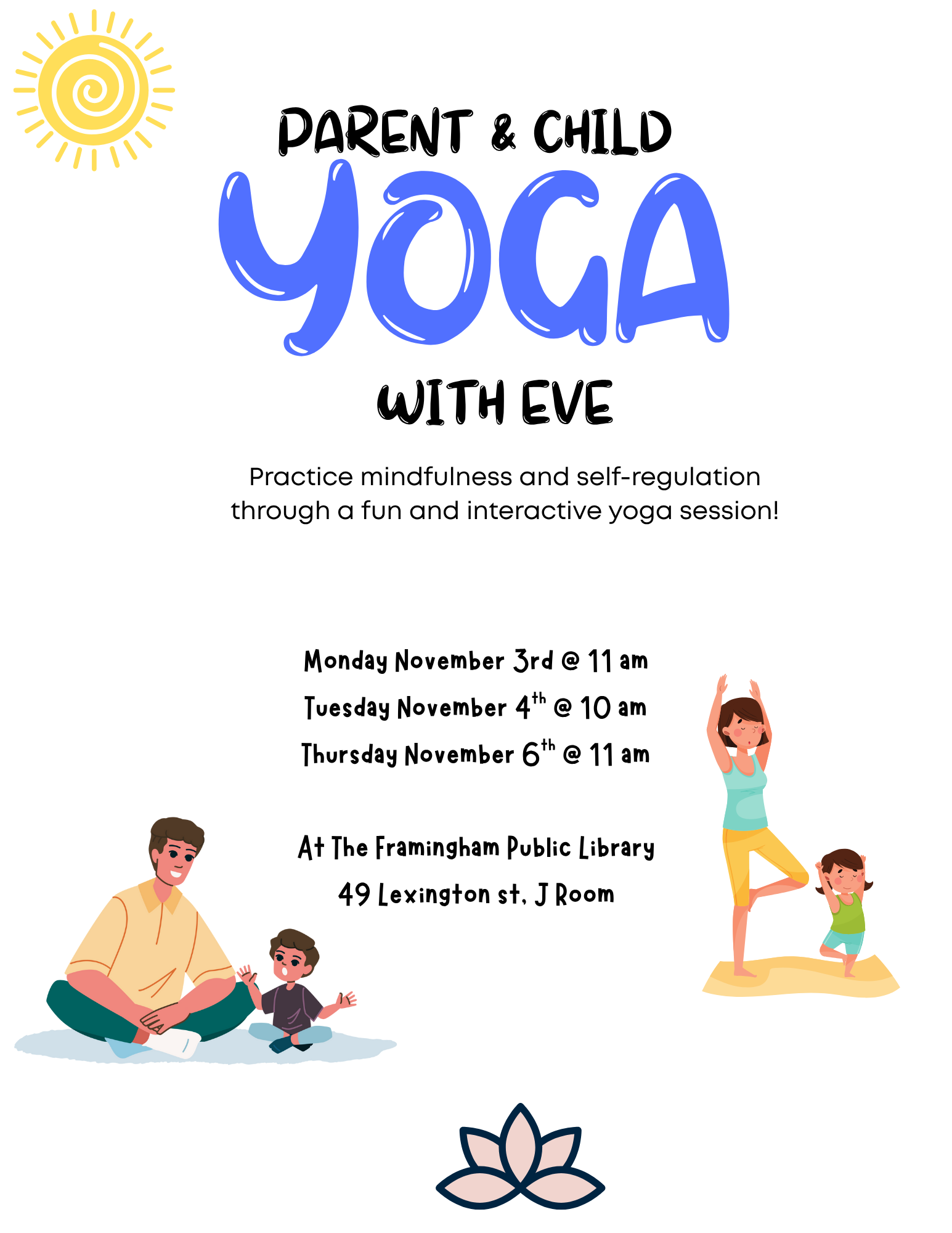 Early Childhood Alliance of Framingham presents: Yoga with Eve thumbnail Photo