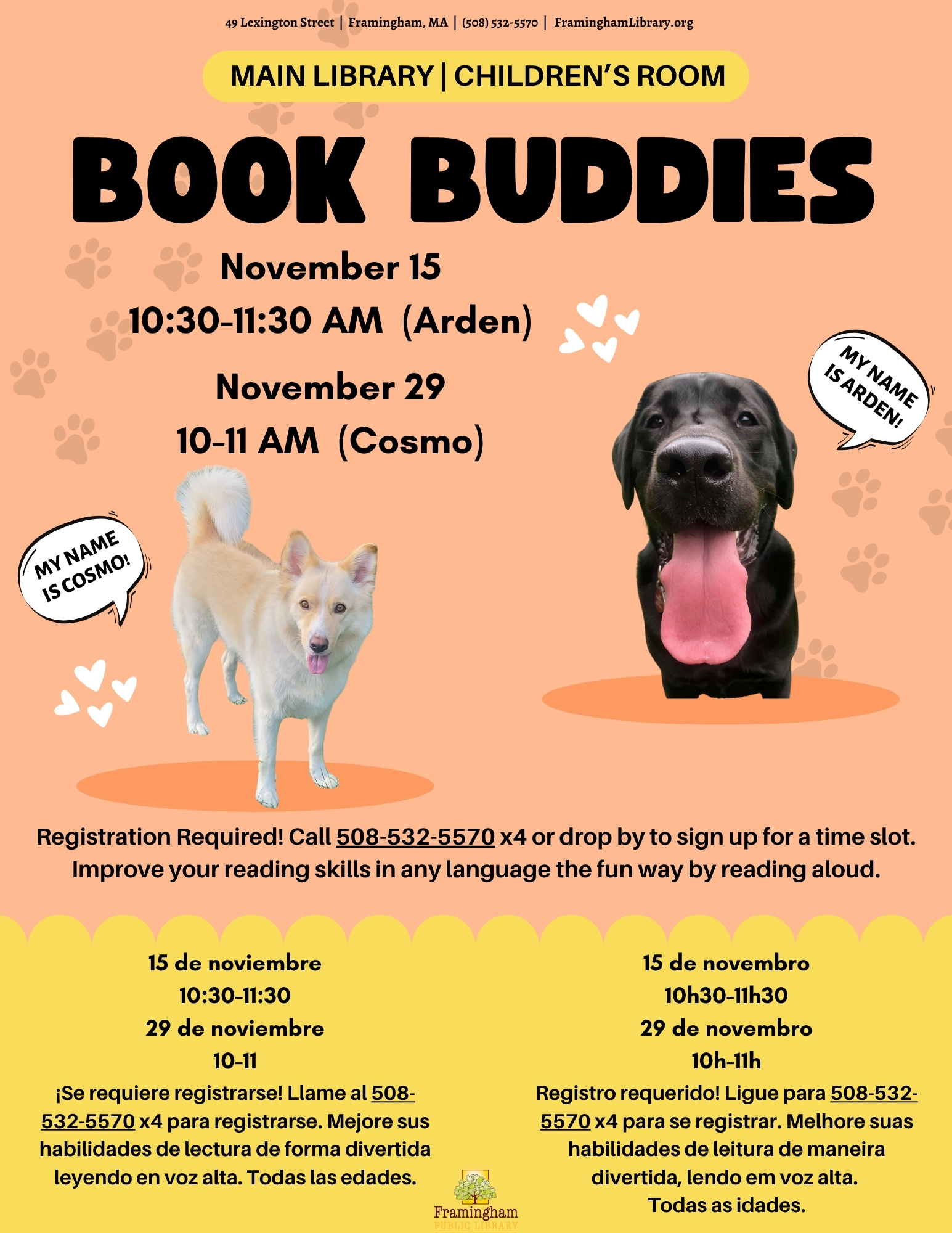 Book Buddies: Reading to Dogs (Arden) thumbnail Photo
