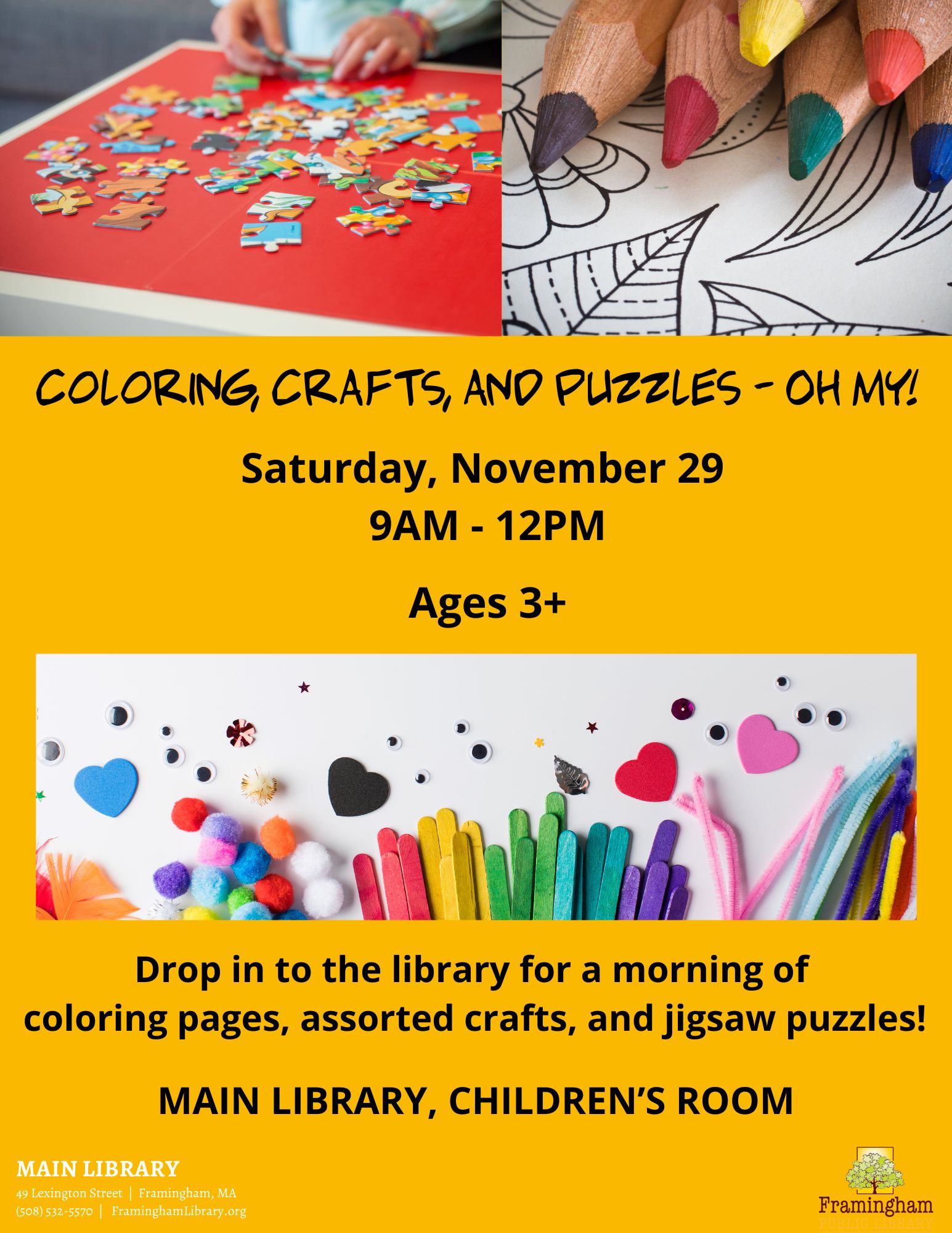 Coloring, Crafts, and Puzzles - Oh My! thumbnail Photo