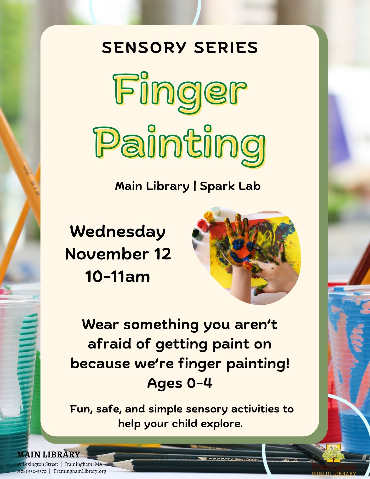 Sensory Series: Finger Painting thumbnail Photo