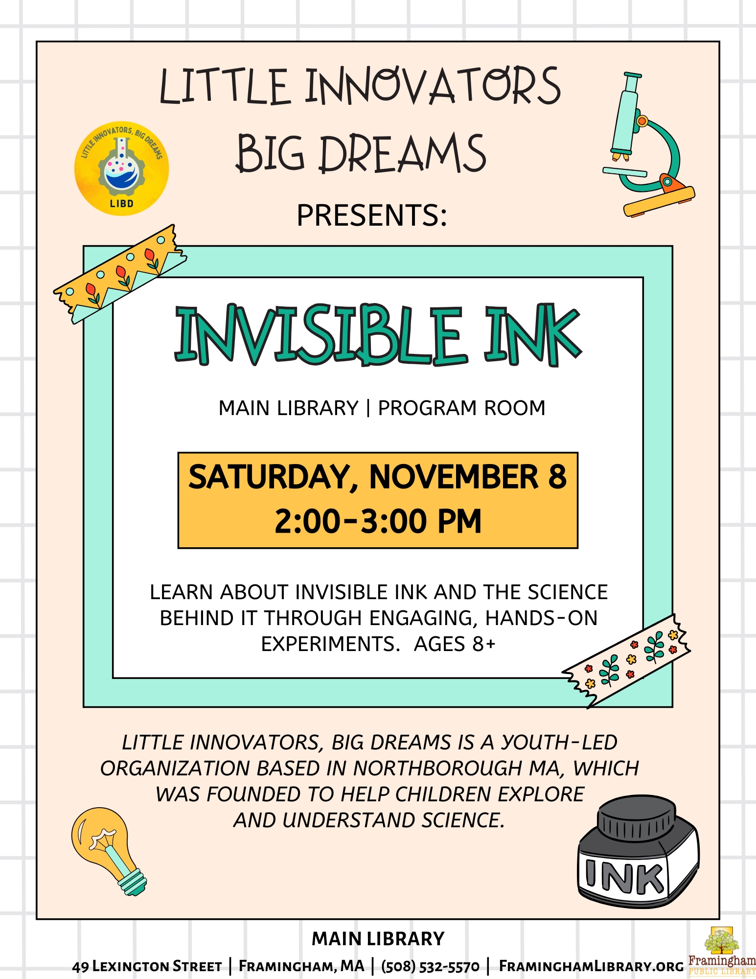 Little Innovators Big Dreams: Invisible Ink thumbnail Photo