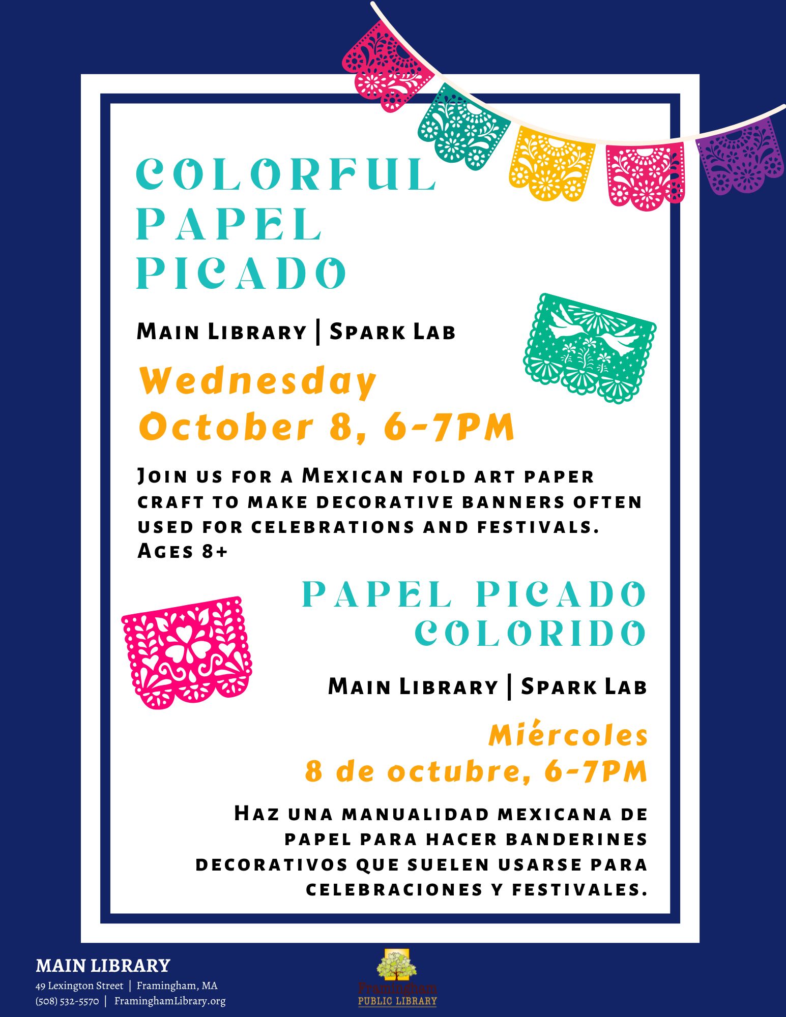 Hispanic Heritage Month: Colorful Papel Picado thumbnail Photo