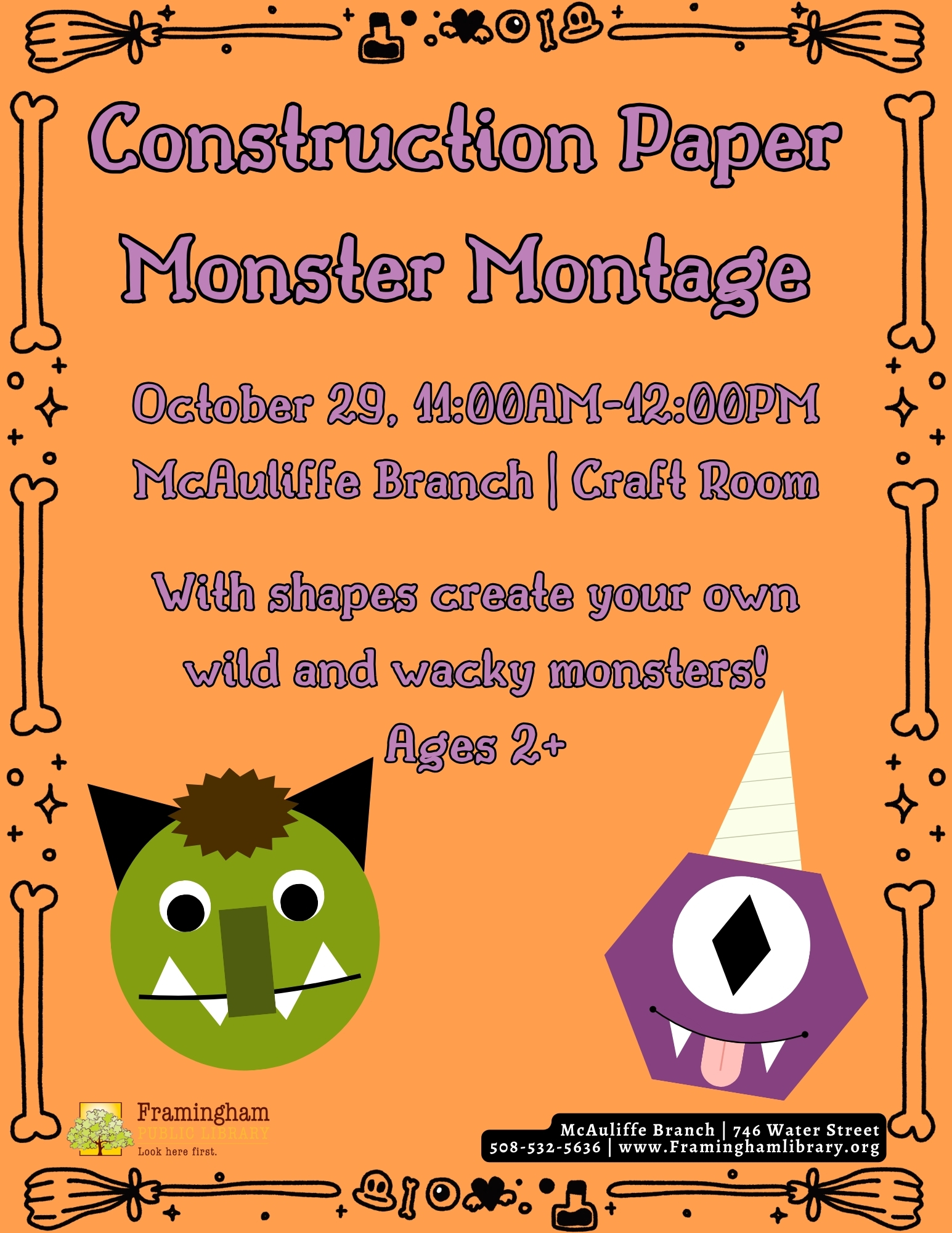 Construction Paper Monster Montage thumbnail Photo