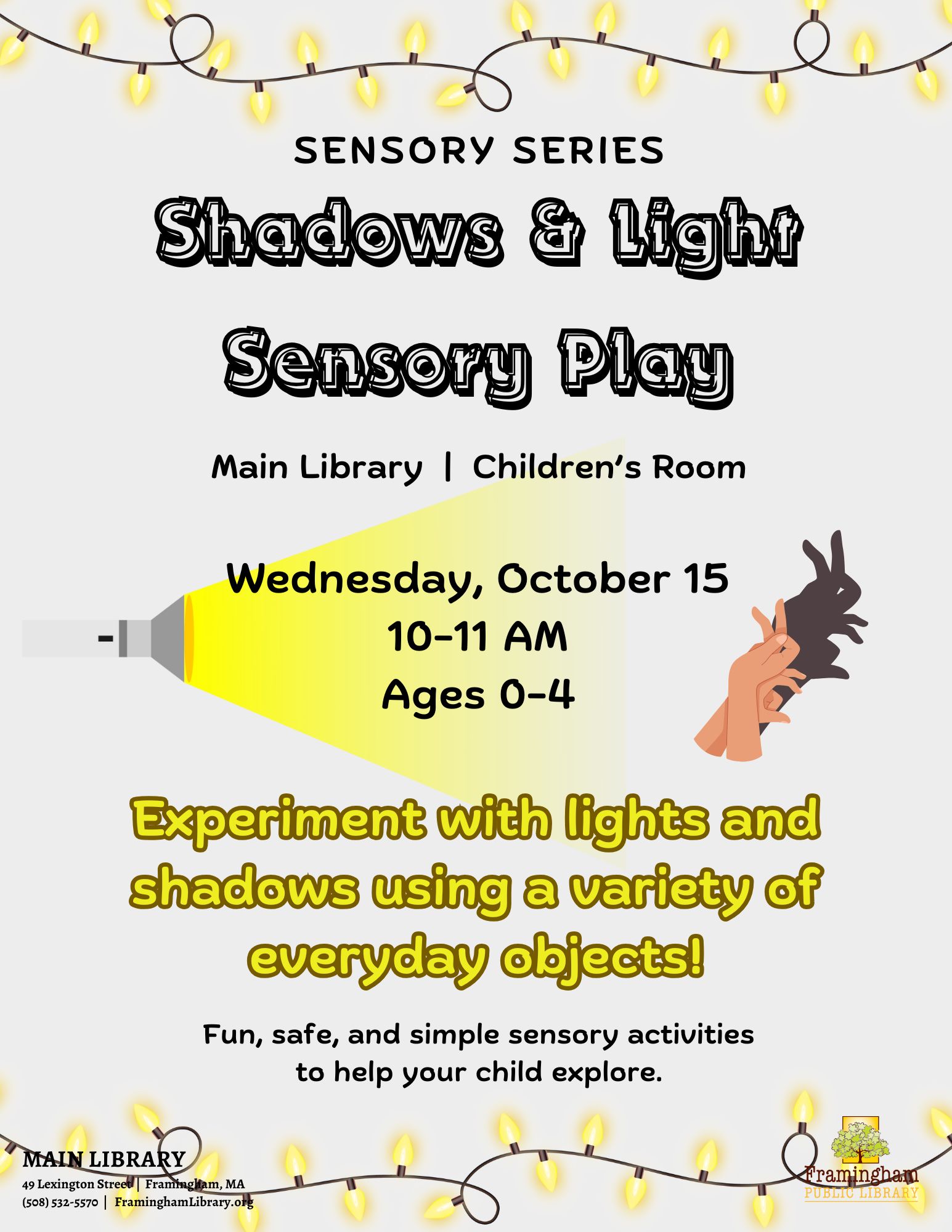 Sensory Series: Shadow & Light Play thumbnail Photo