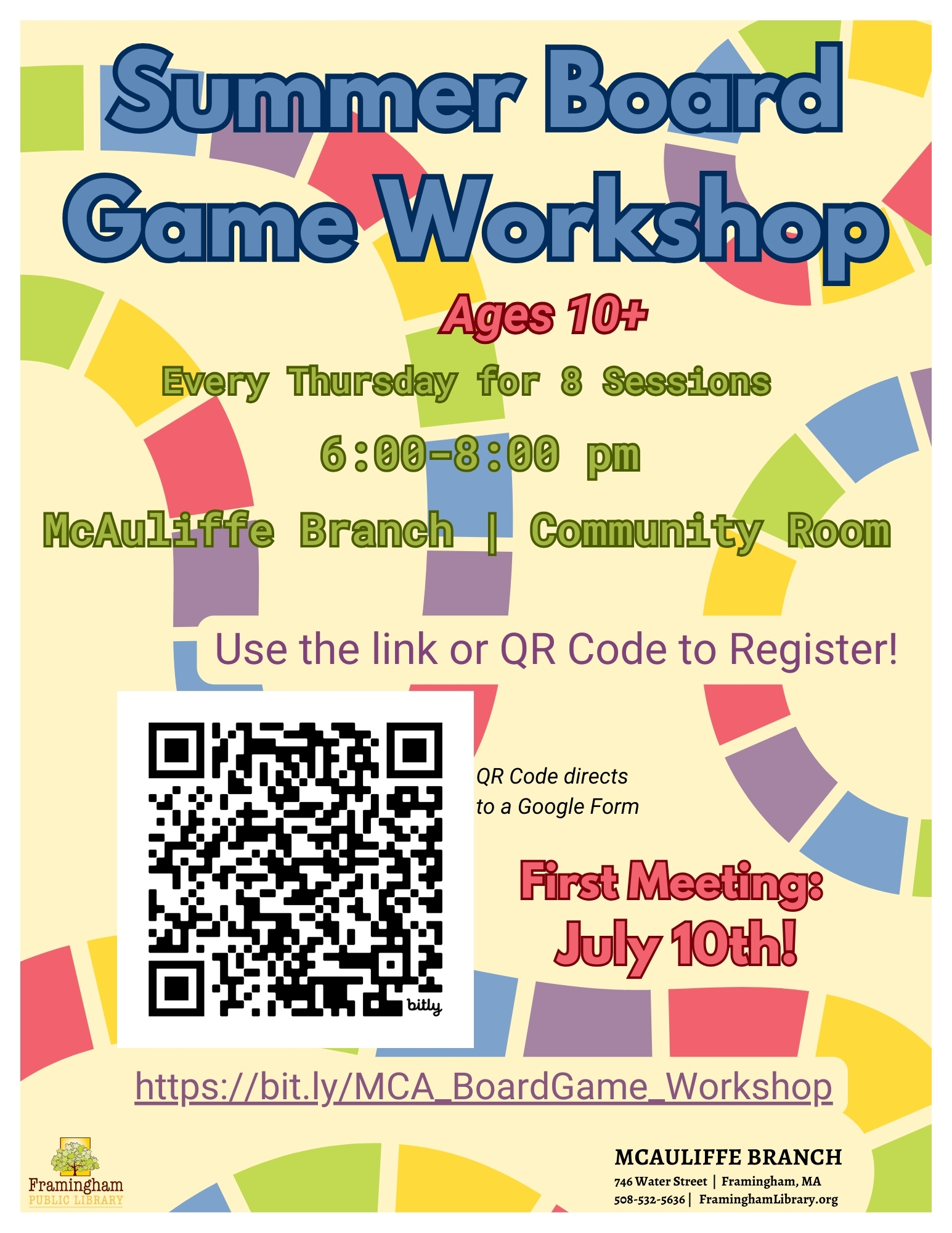 Summer Board Game Workshop Registration thumbnail Photo
