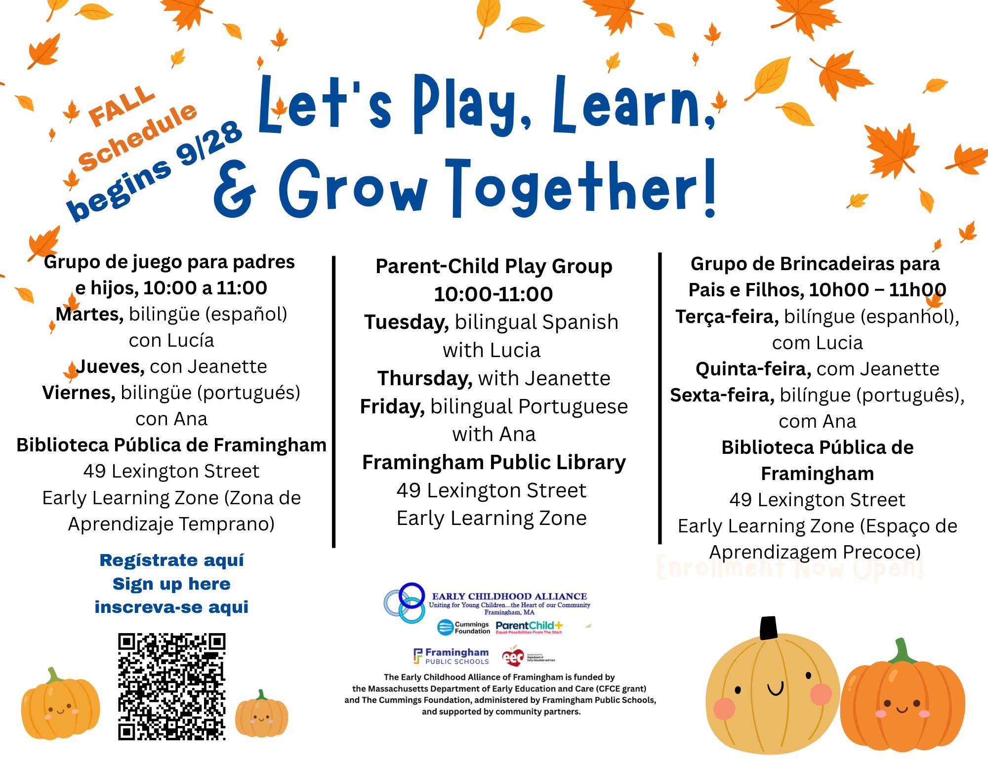 Early Childhood Alliance: Let’s Play, Learn, and Grow Together! thumbnail Photo