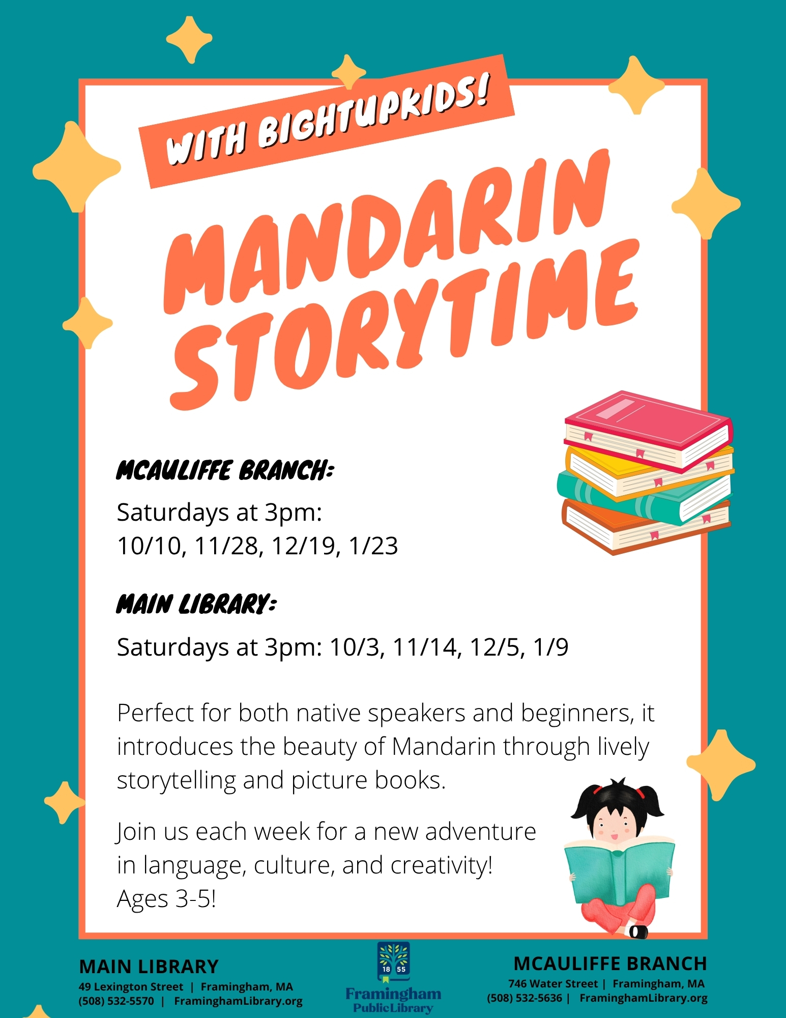 Mandarin Storytime with BrightUpKids thumbnail Photo