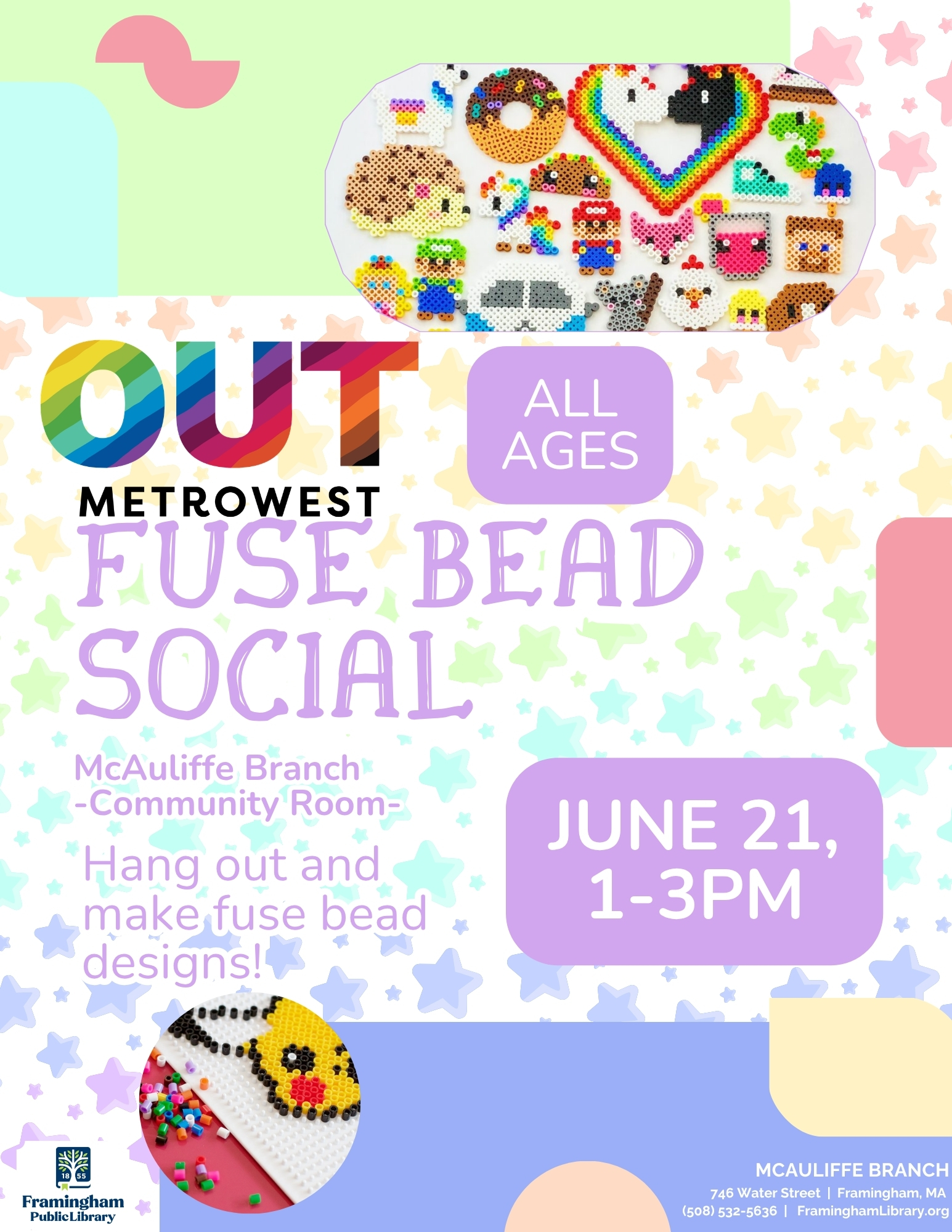 OUT Metrowest: Fuse Bead Social thumbnail Photo