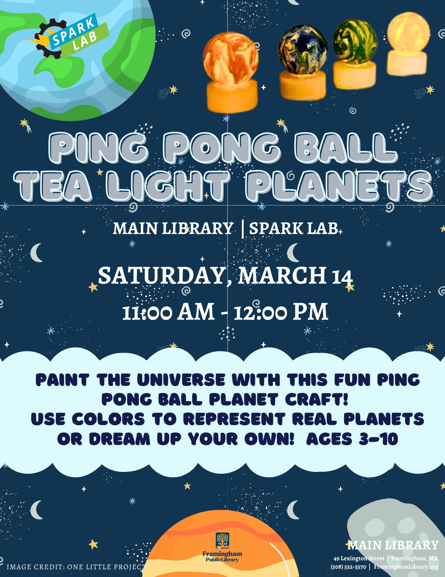 Ping Pong Ball Tea Light Planets thumbnail Photo