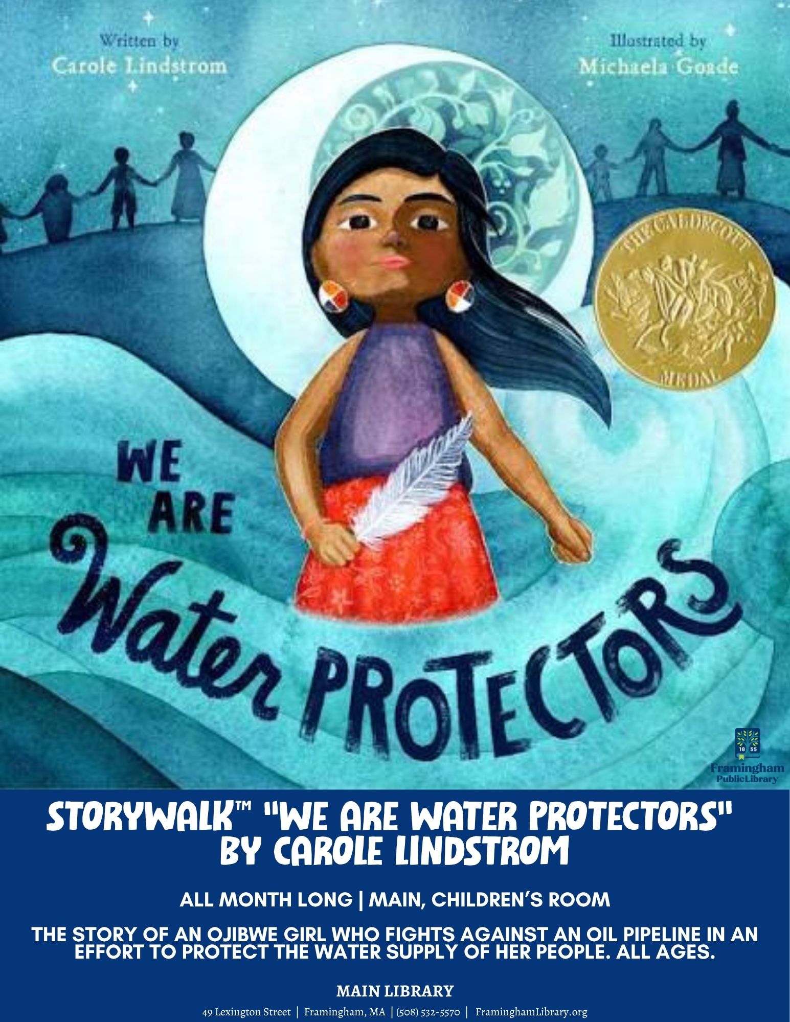 Storywalk™ “We Are Water Protectors” by Carole Lindstrom thumbnail Photo