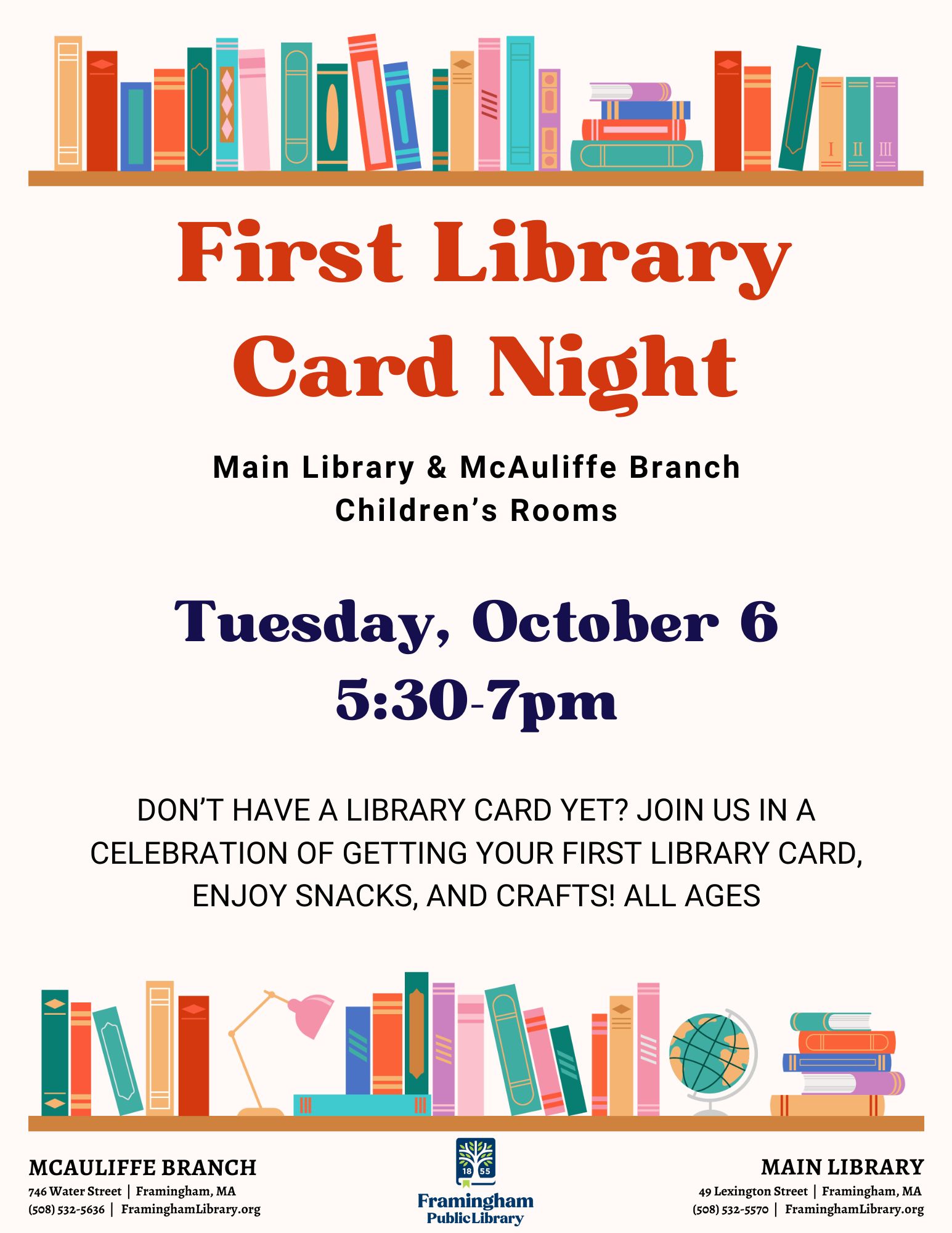 First Library Card Night thumbnail Photo