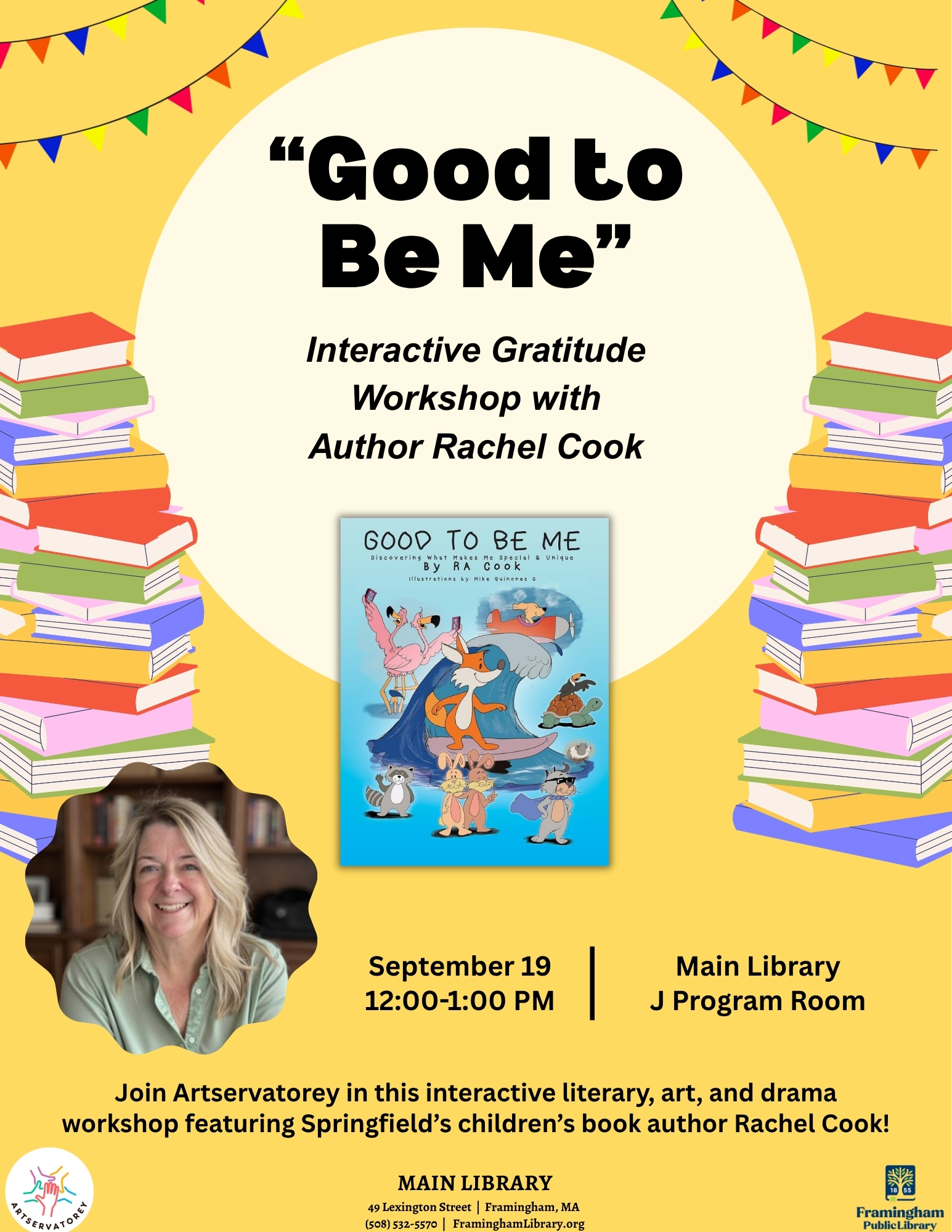 “Good to Be Me” Interactive Gratitude Workshop with Author Rachel Cook thumbnail Photo