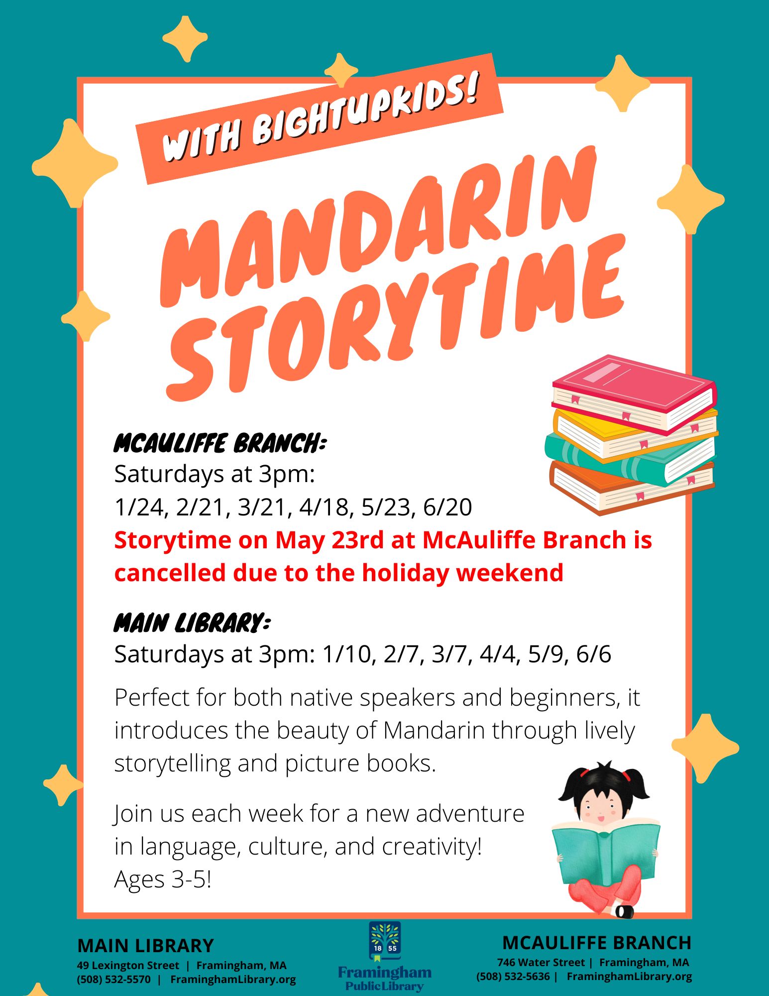 Mandarin Storytime with BrightUpKids thumbnail Photo