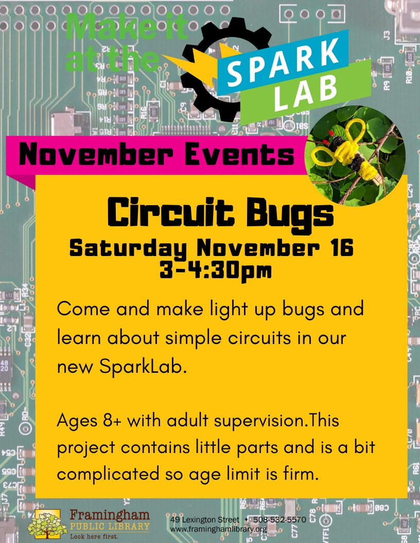 Makers’ Workshop: Circuit Bugs thumbnail Photo