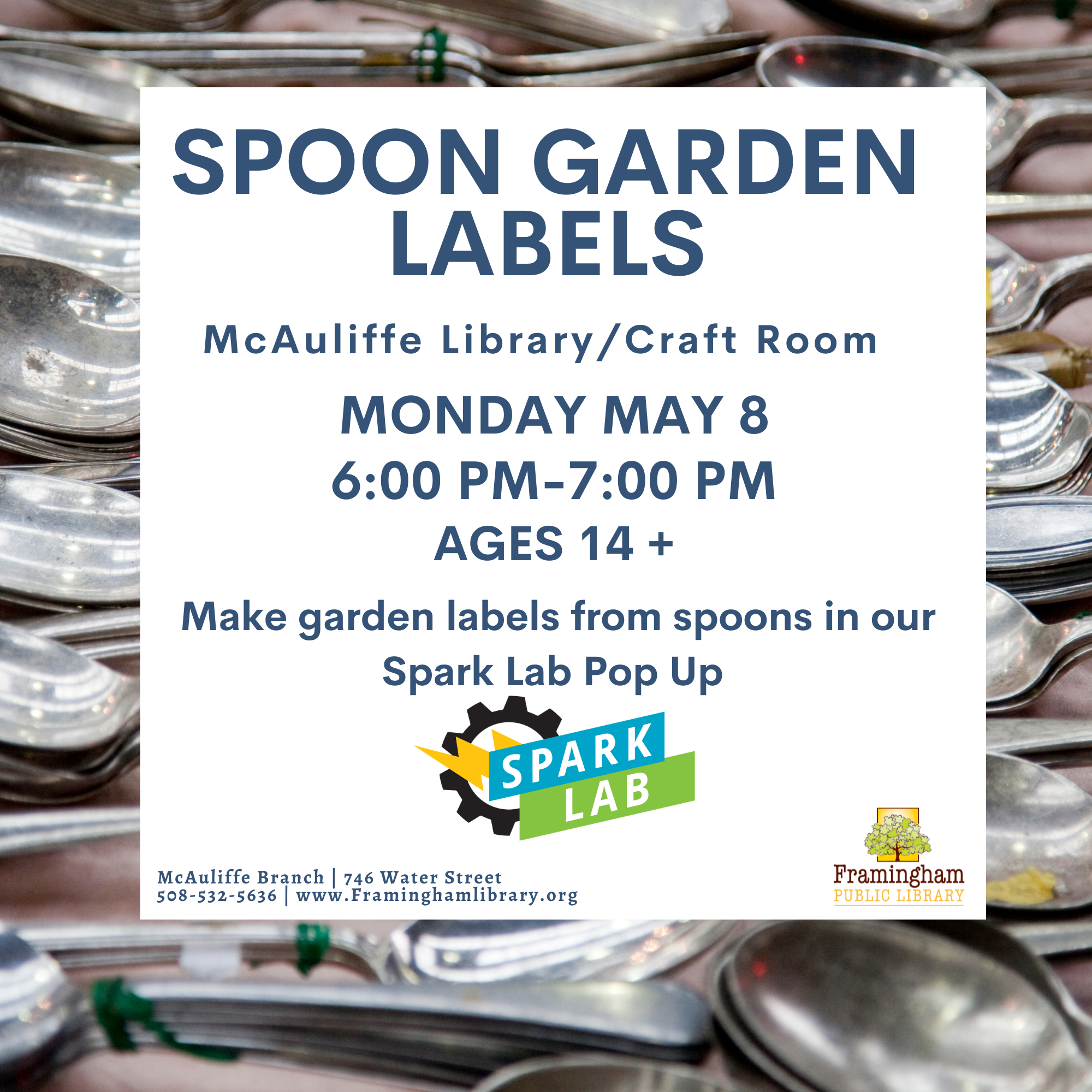 Spark Lab Satellite program: Spoon Garden Labels thumbnail Photo