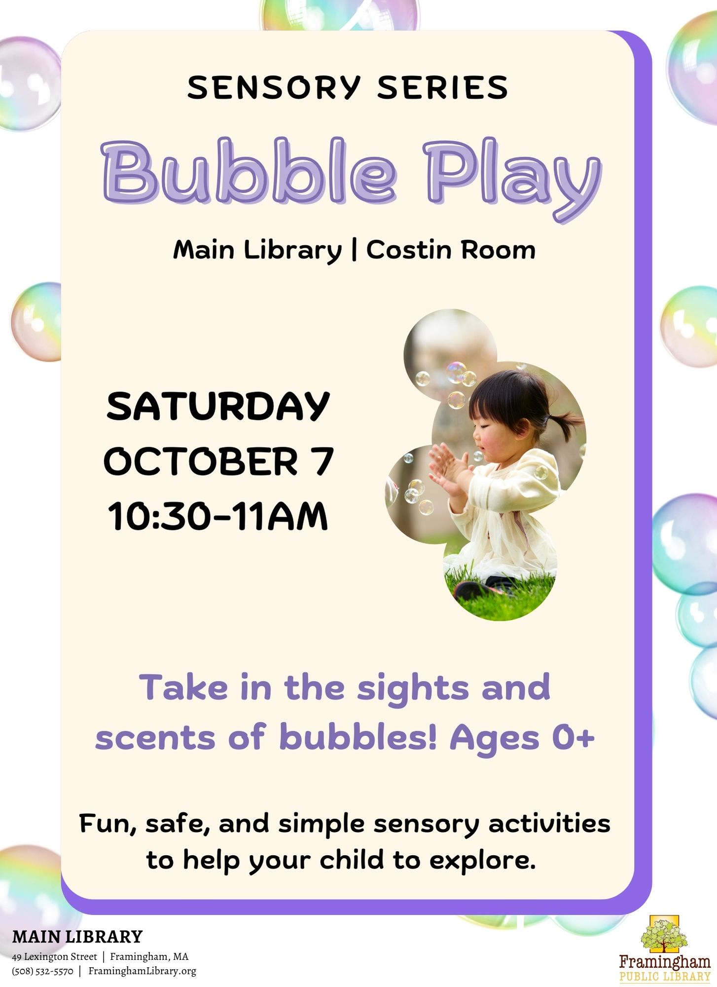 Sensory Series: Bubble Play thumbnail Photo
