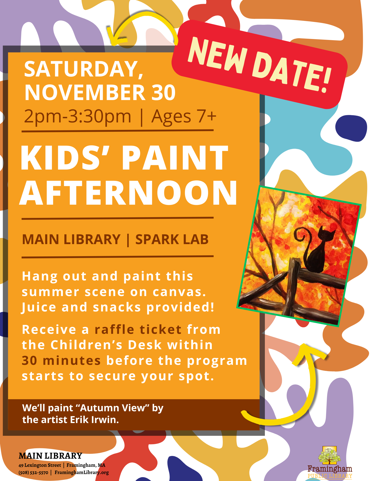 *DATE CHANGE* Kids Paint Afternoon thumbnail Photo