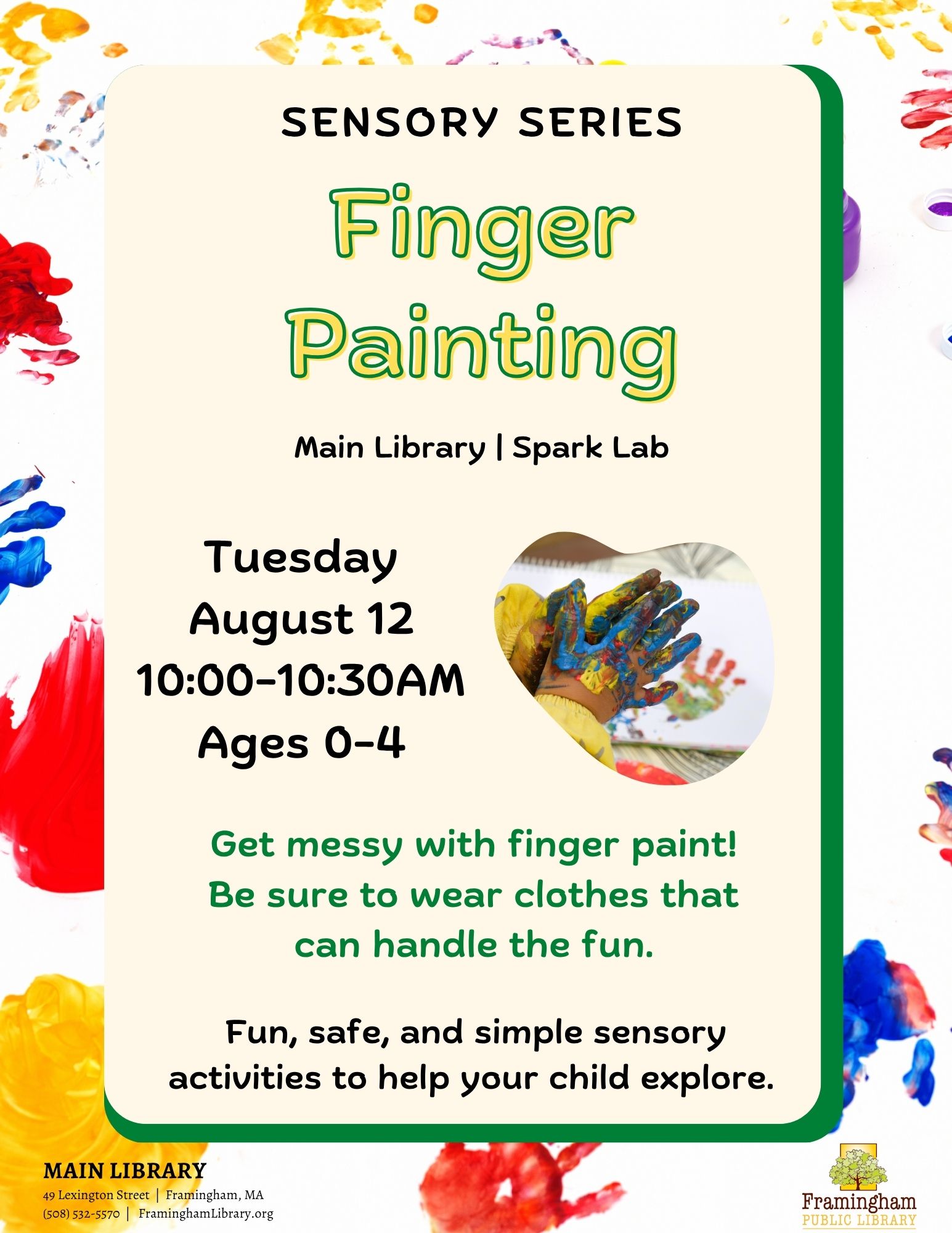 Sensory Series: Finger Painting thumbnail Photo