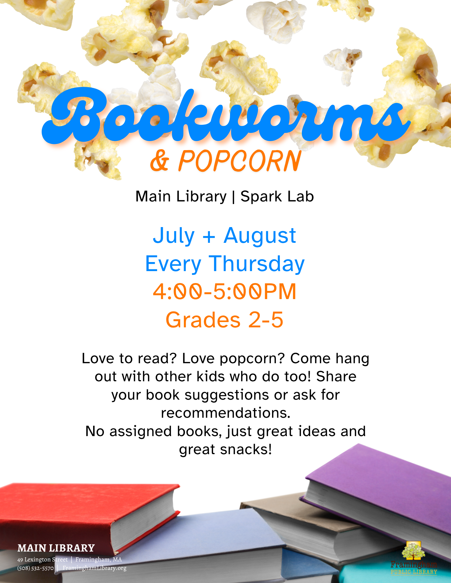 Bookworms and Popcorn thumbnail Photo
