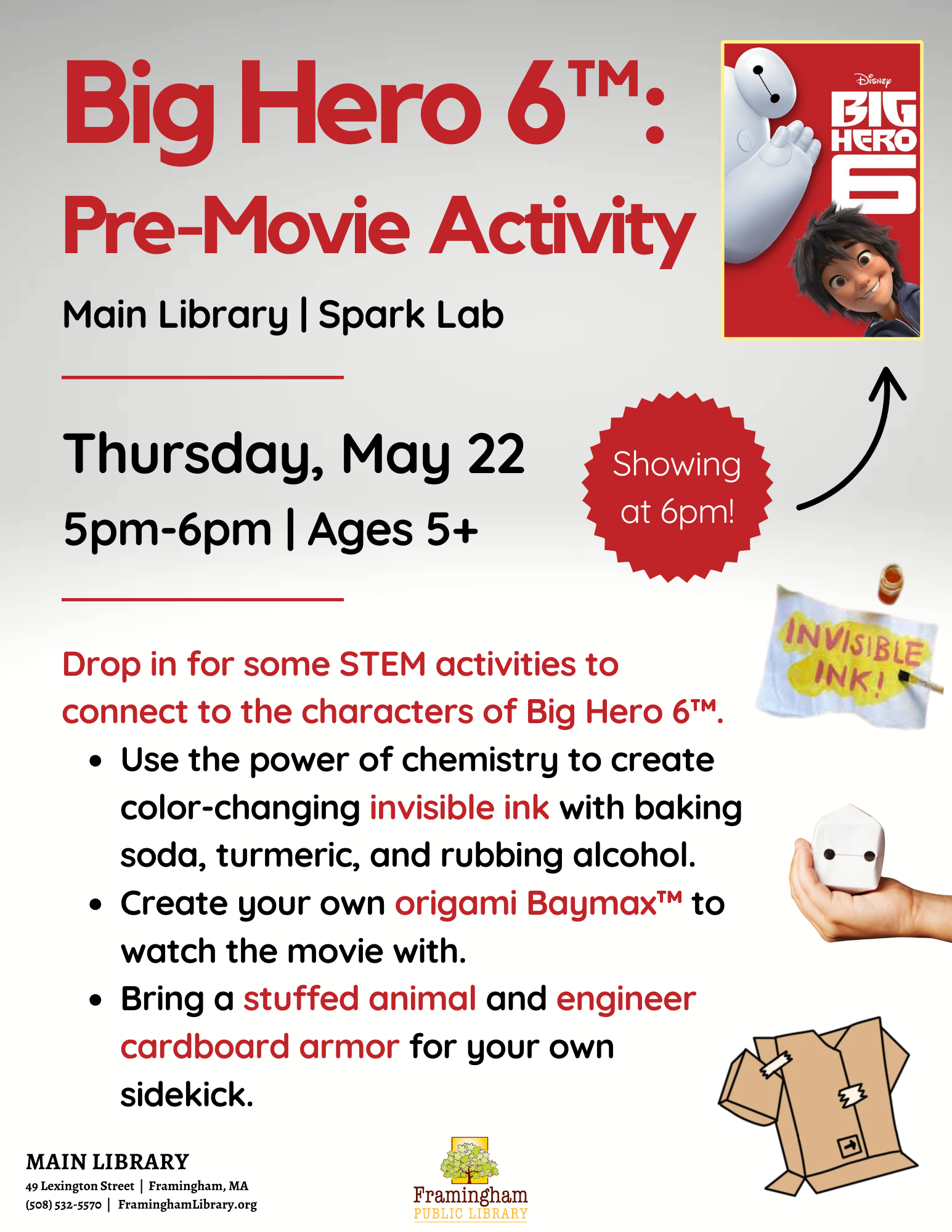 Big Hero 6™: Pre-Movie Activity thumbnail Photo