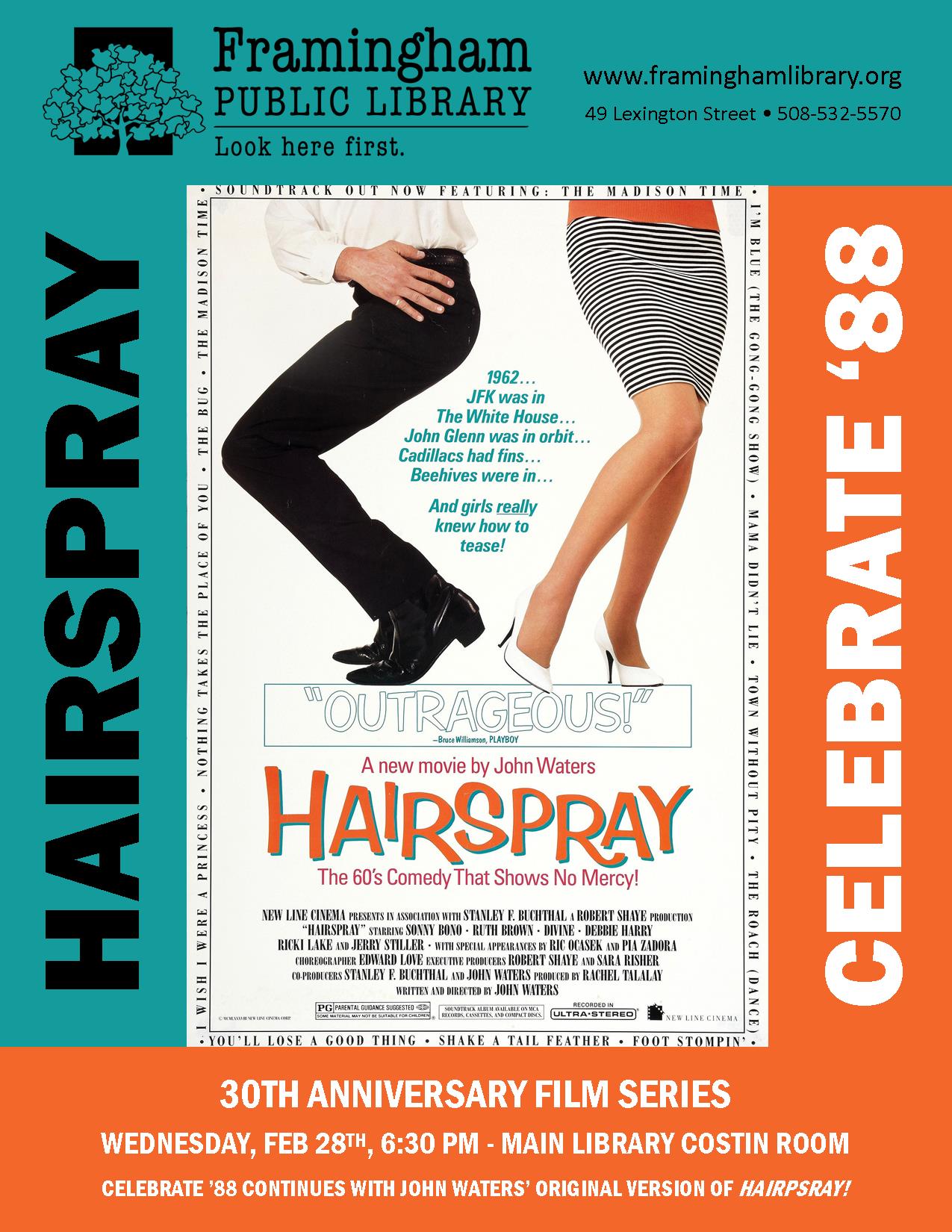 Celebrate ‘88 Film Series: Hairspray thumbnail Photo