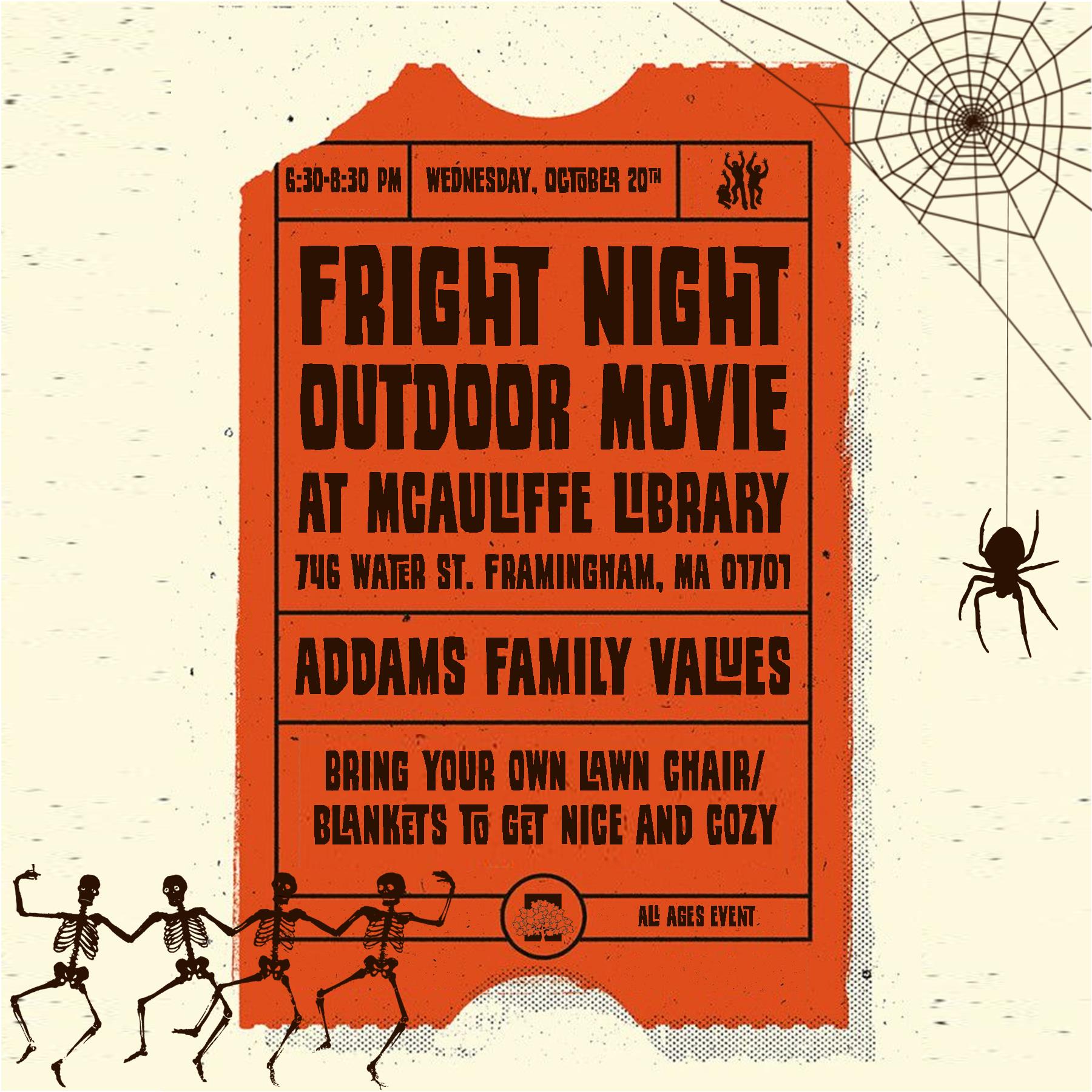 McAuliffe Outdoor Movie: Addams Family Values (PG-13) thumbnail Photo