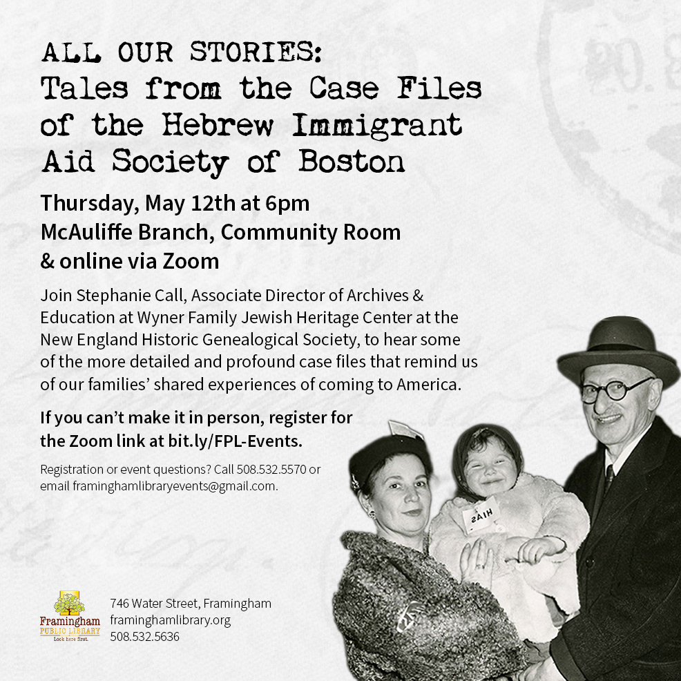 All Our Stories: Tales from the Case Files of the Hebrew Immigrant Aid Society (Boston) thumbnail Photo