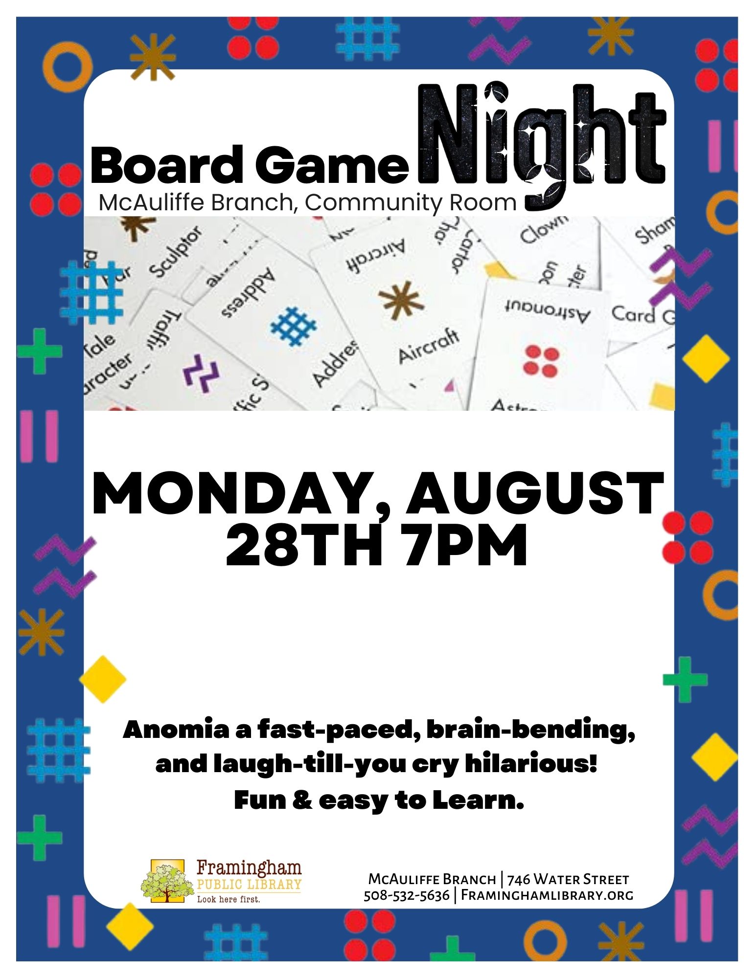 Board Game Night: Anomia thumbnail Photo