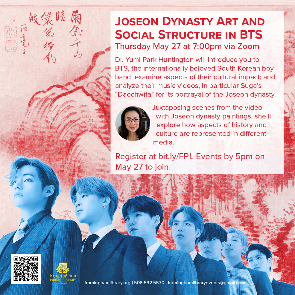 Asian American Pacific Islander Heritage Month Event: Joseon Dynasty Art and Social Structure in BTS thumbnail Photo