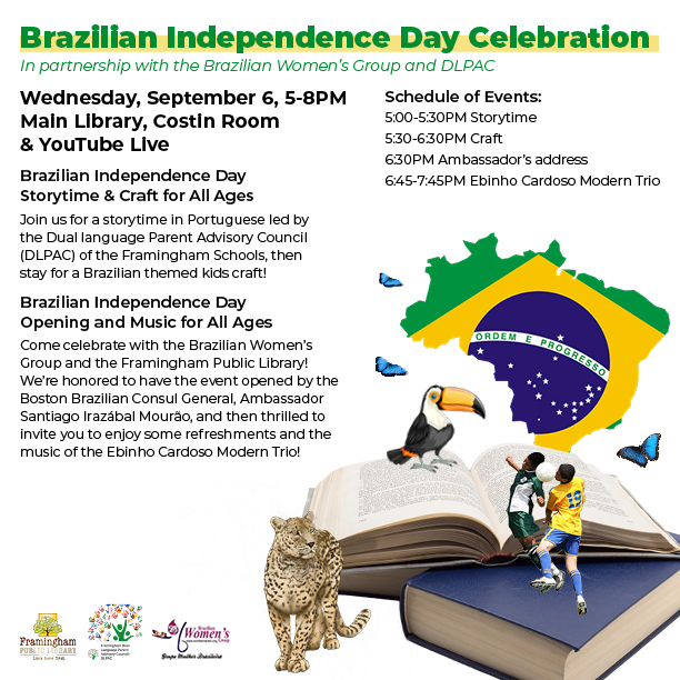 Dia da Independência do Brasil Histórias e Artesanato / Brazilian Independence Day Storytime & Craft thumbnail Photo