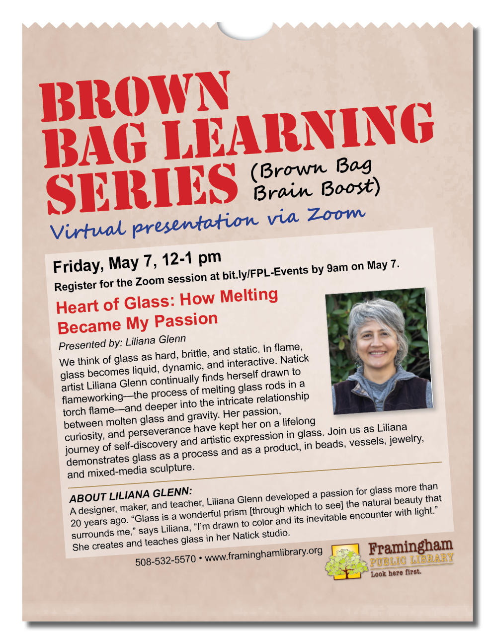 Brown Bag Learning Series: Heart of Glass: How Melting Became My Passion thumbnail Photo
