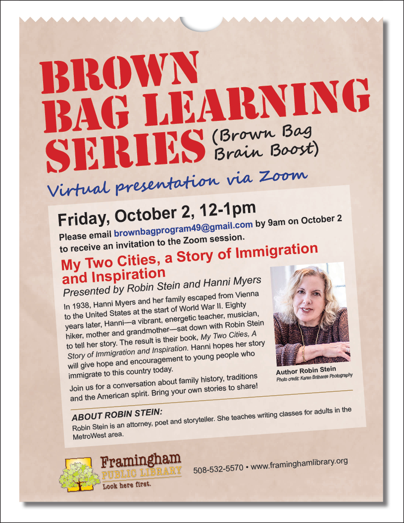 Brown Bag Learning Series: My Two Cities, a Story of Immigration and Inspiration thumbnail Photo
