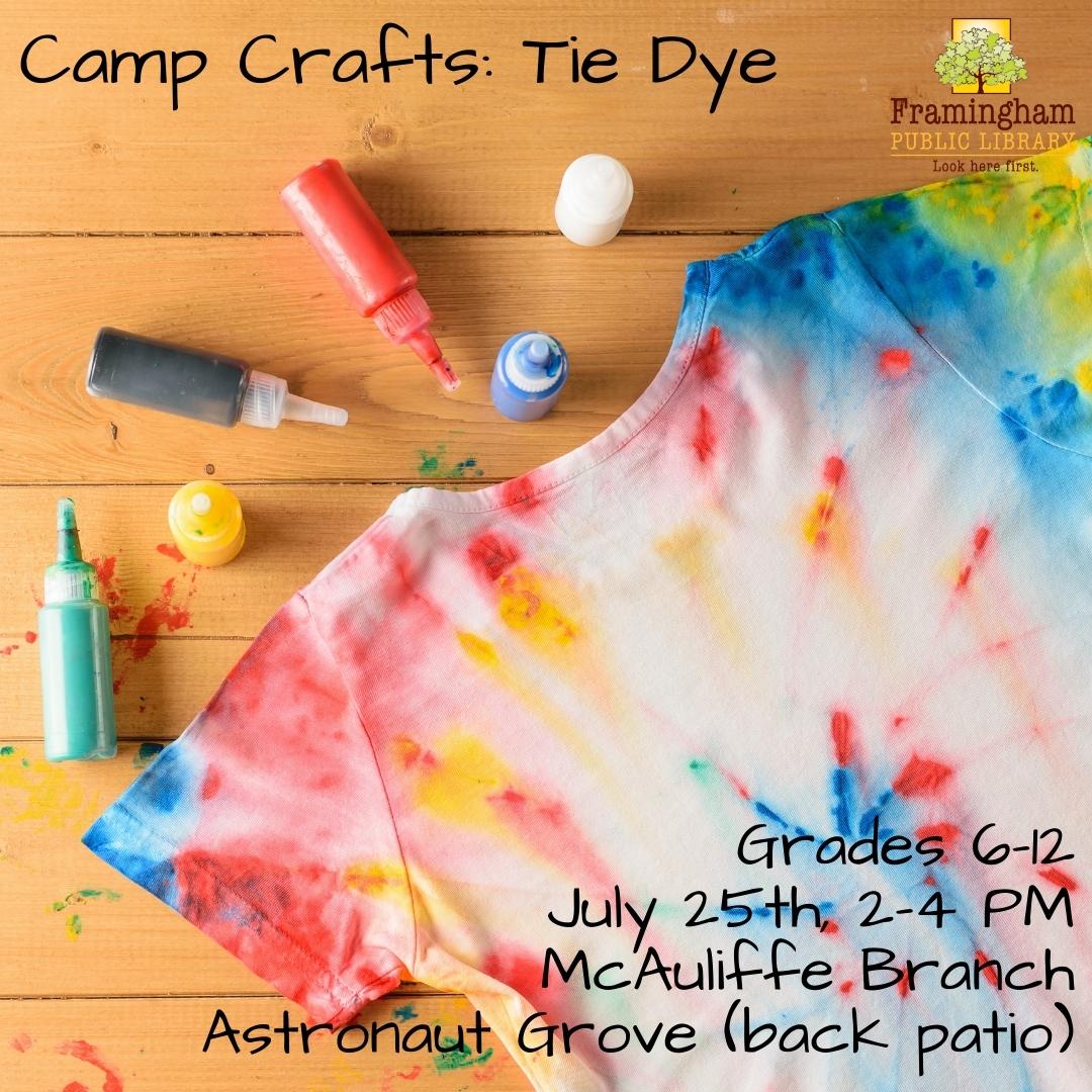 Camp Crafts: Tie Dye thumbnail Photo