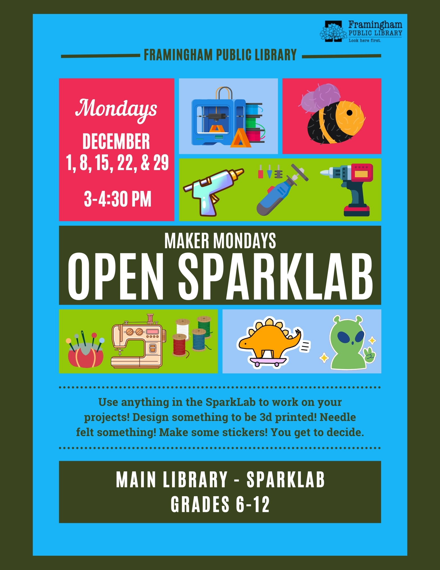 Maker Mondays: Open SparkLab thumbnail Photo