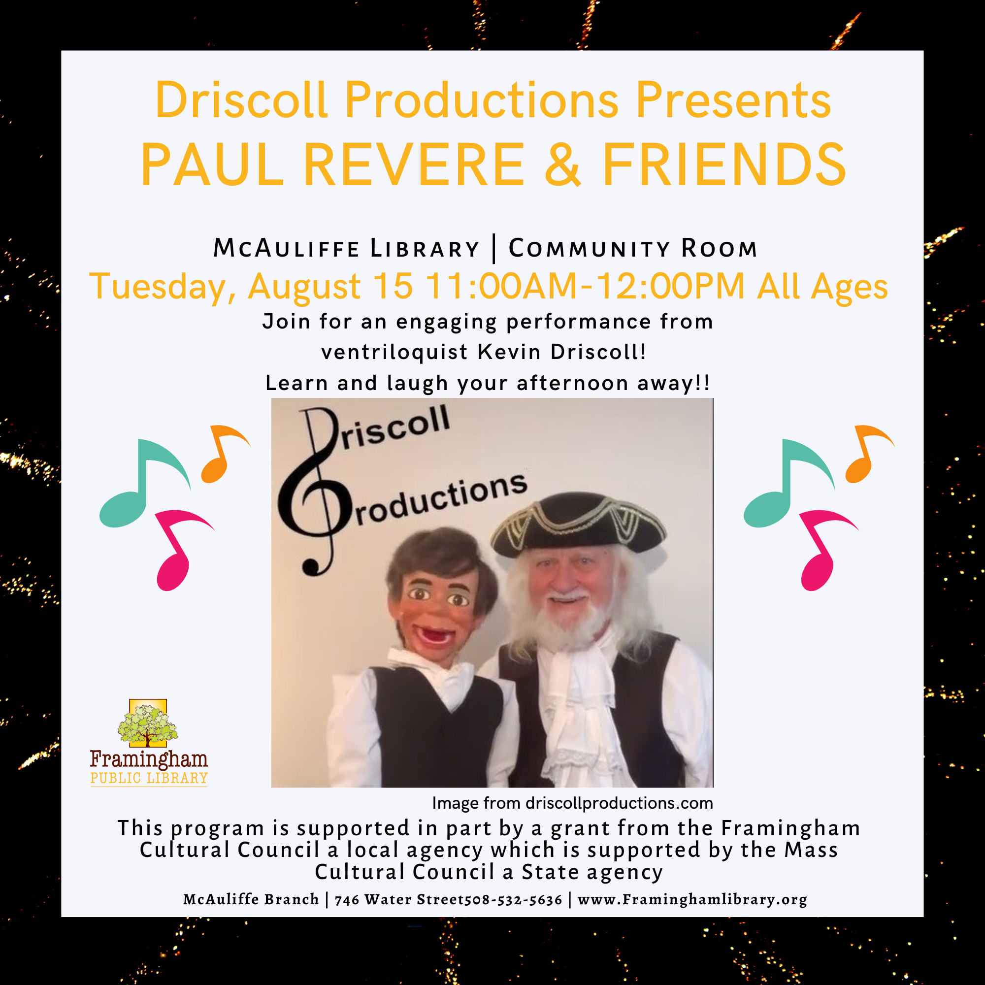Driscoll Productions Presents Paul Revere and Friends thumbnail Photo