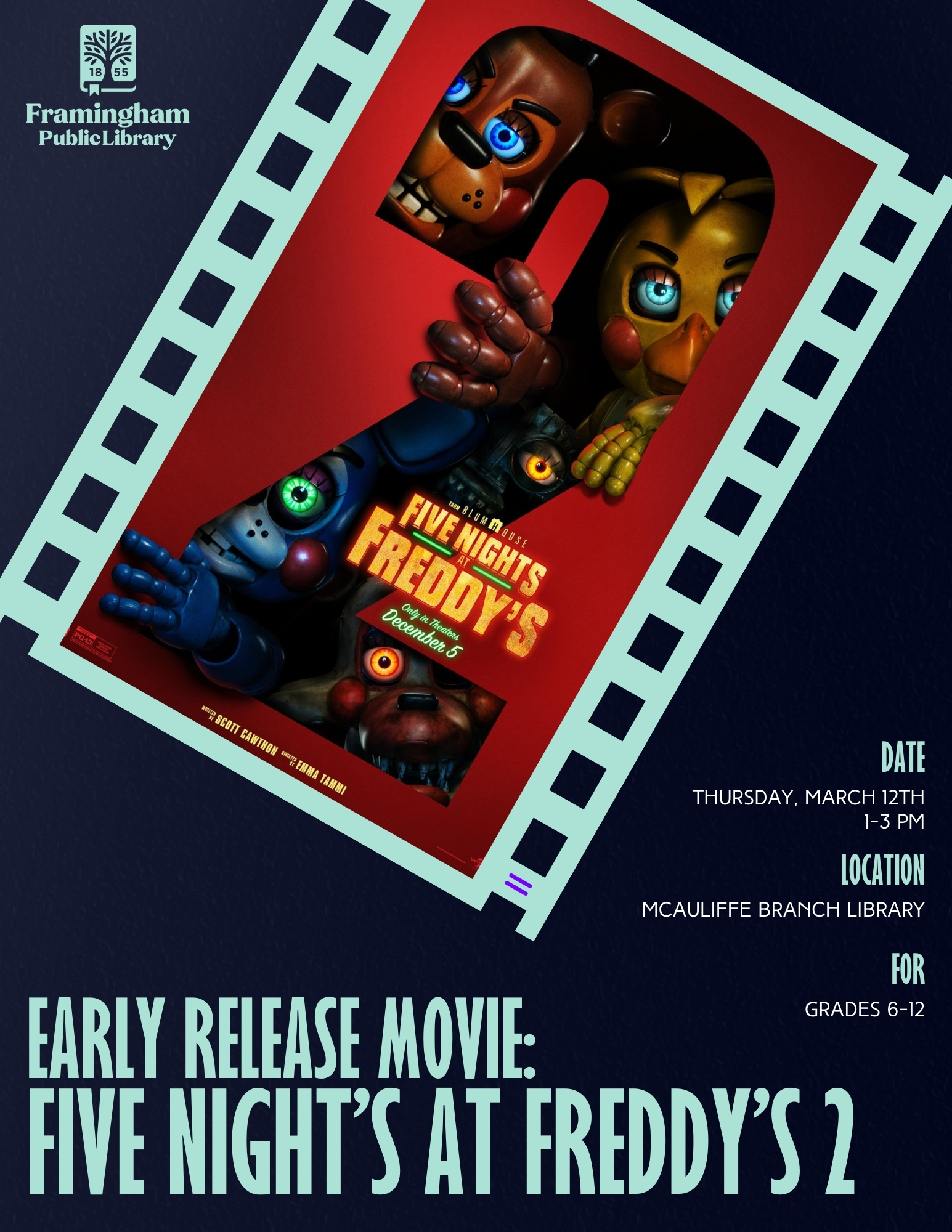 Early Release Day Movie: Five Nights at Freddy’s 2 thumbnail Photo