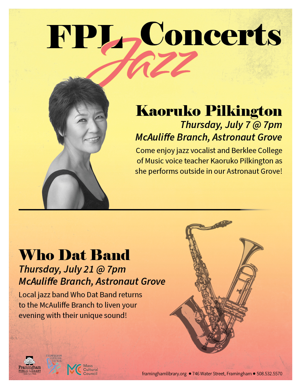 FPL Jazz Concerts Series: Kaoruko Pilkington thumbnail Photo