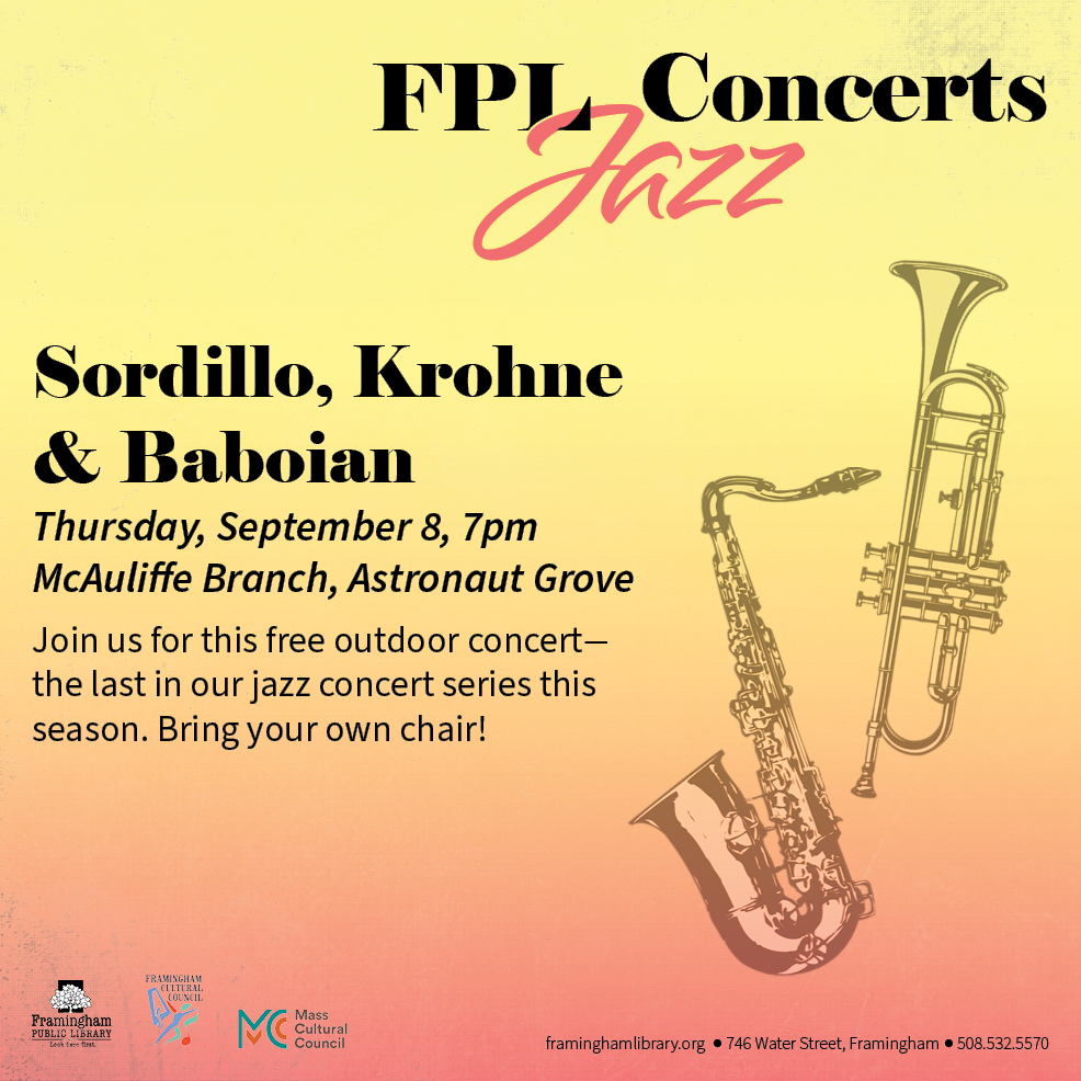 FPL Jazz Concerts: Sordillo, Krohne & Baboian thumbnail Photo