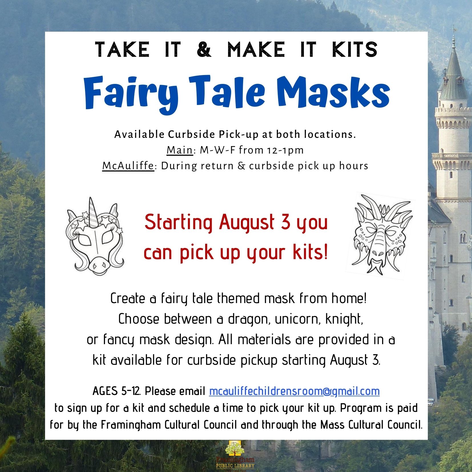 Take and Make Kit: Fairy Tale Masks thumbnail Photo
