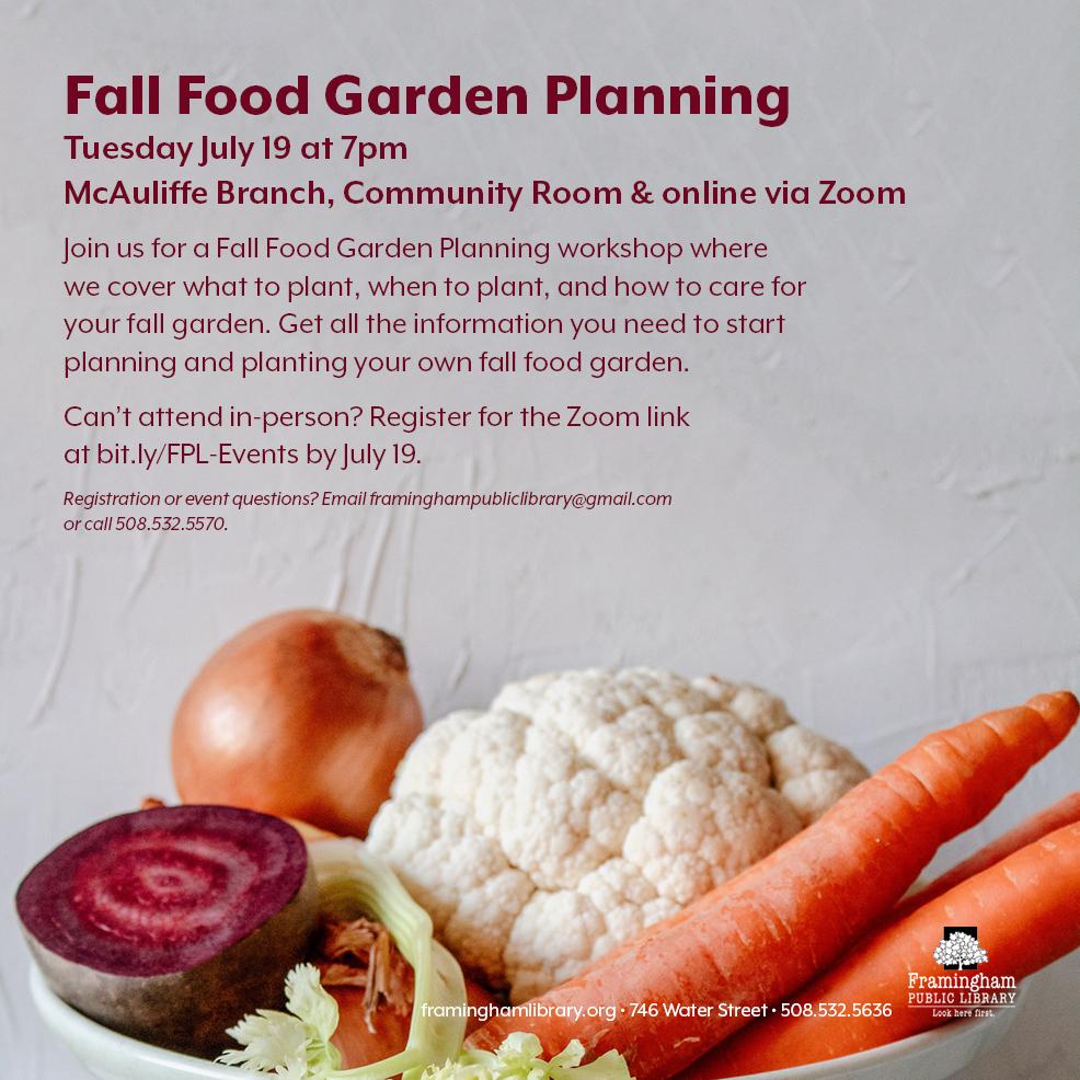 Fall Food Garden Planning thumbnail Photo