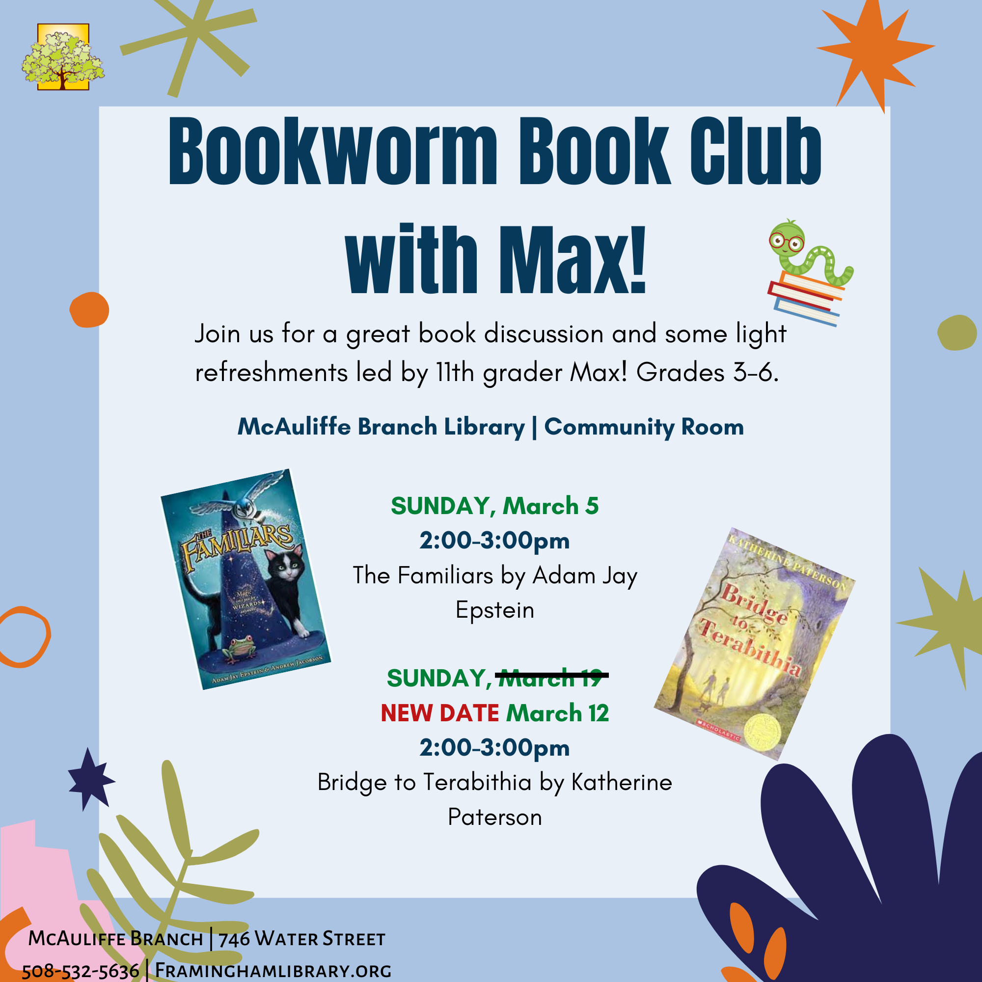 Bookworms Book club with Max thumbnail Photo