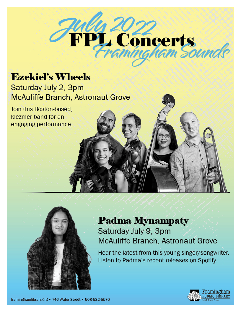 Framingham Sounds Concert Series: Ezekiel’s Wheels thumbnail Photo