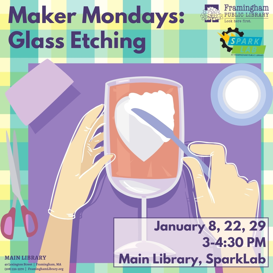 Maker Mondays: Glass Etching thumbnail Photo