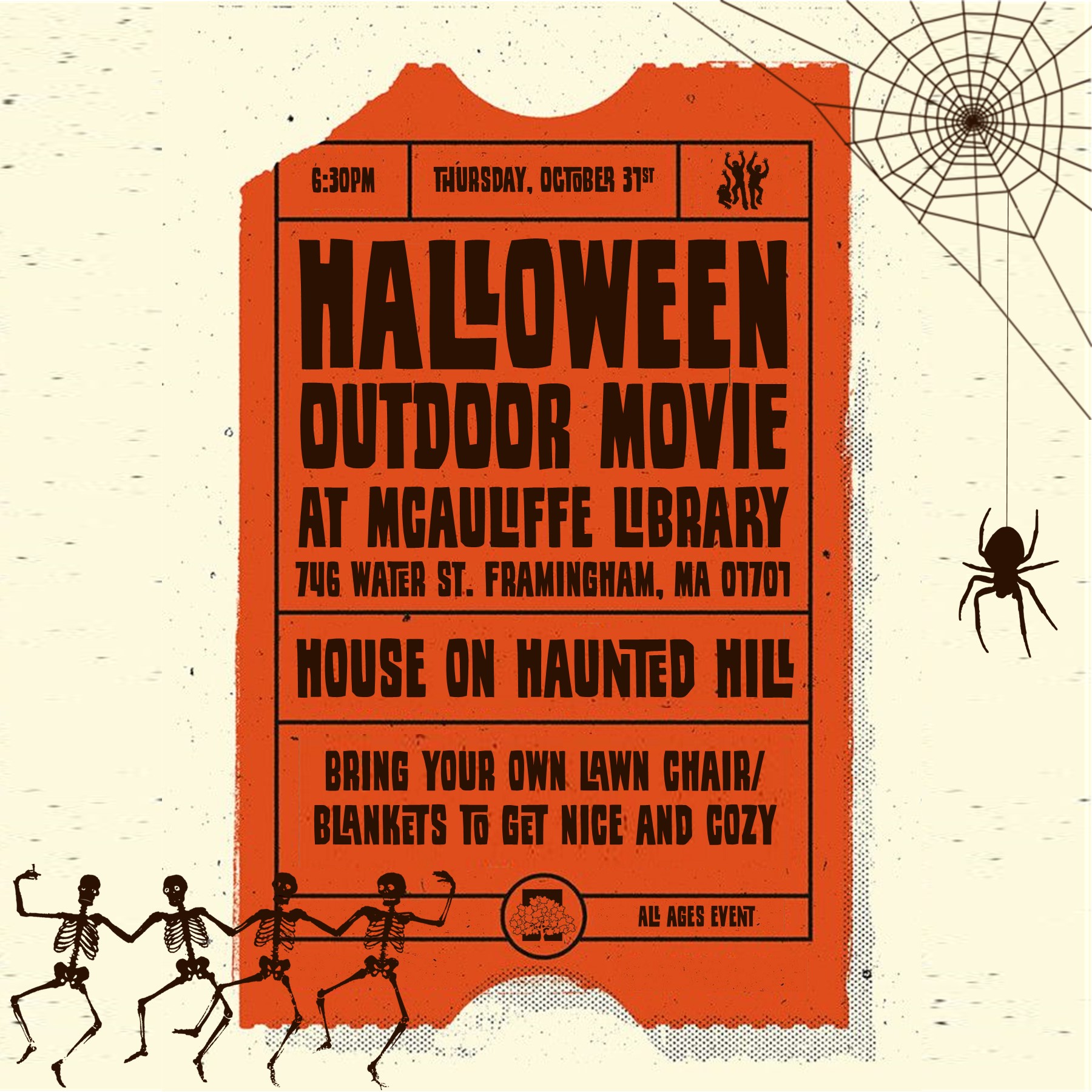 Halloween Outdoor Movie: House on Haunted Hill thumbnail Photo