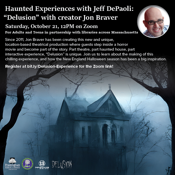 Haunted Experiences with Jeff DePaoli: “Delusion” with creator Jon Braver thumbnail Photo
