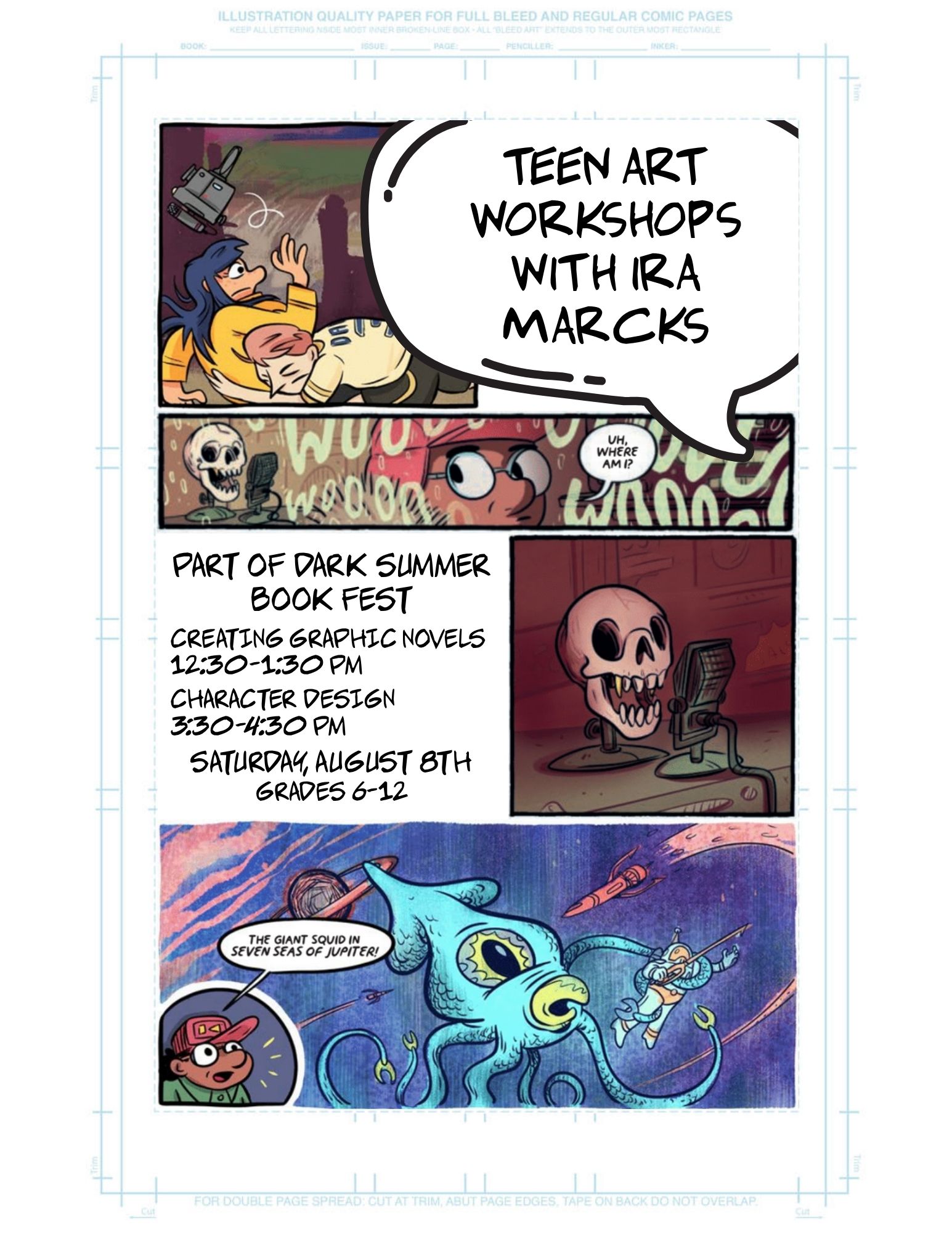 Creating Graphic Novels with Ira Marcks thumbnail Photo
