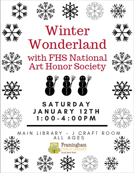 Winter Wonderland with Framingham High’s National Art Honor Society (NAHS) thumbnail Photo
