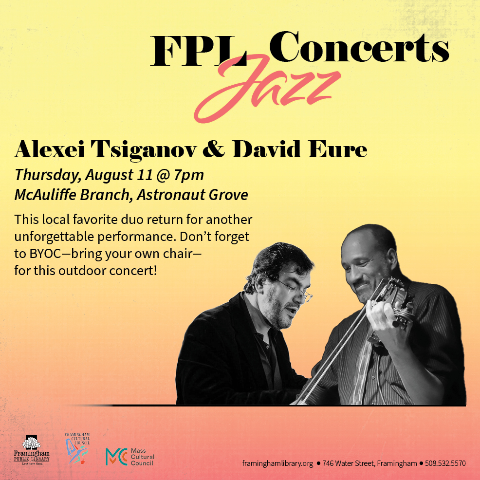 Jazz Concert Series: Alexei Tsiganov and David Eure thumbnail Photo