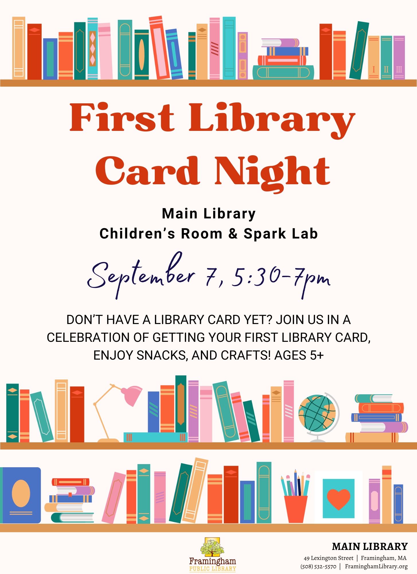 First Library Card Night thumbnail Photo